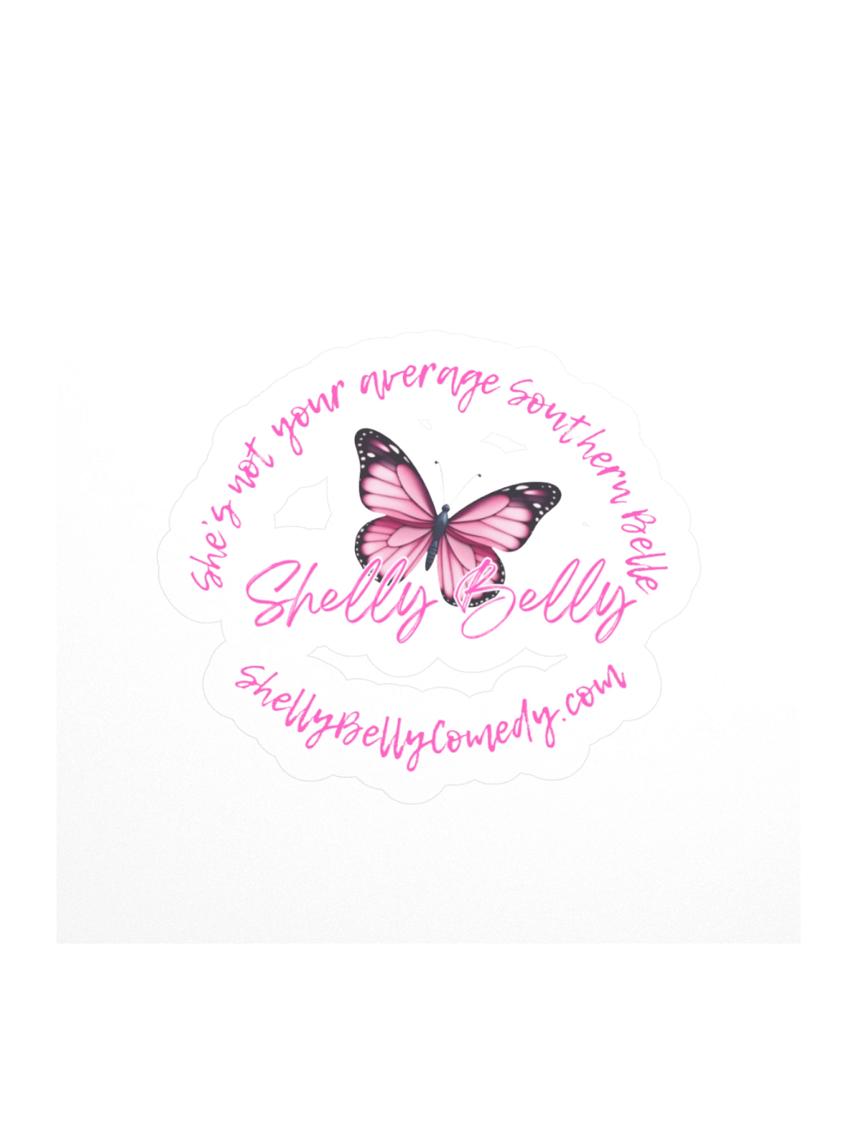 Notyouraverageflight Sticker She's Not Your Average Southern Belle - STICKER | Shelly Belly Comedy ...