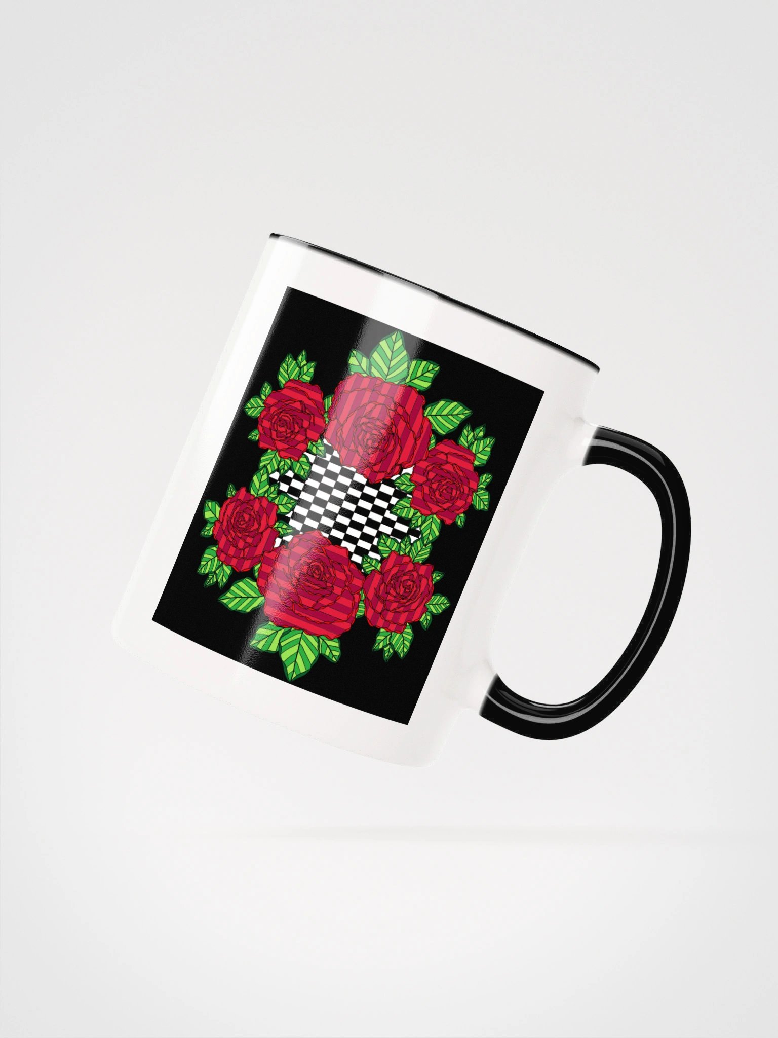 Ceramic Mug w/ Colors (Rose-Black) product image (15)