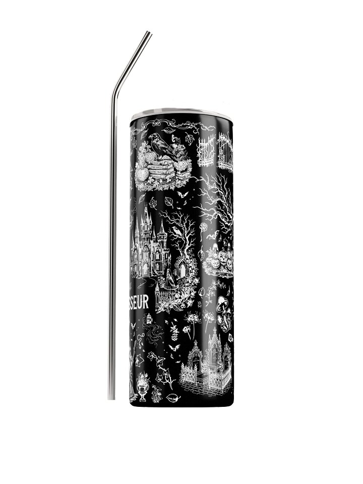Spooky Toile Stainless Steel Tumbler - Dark product image (1)