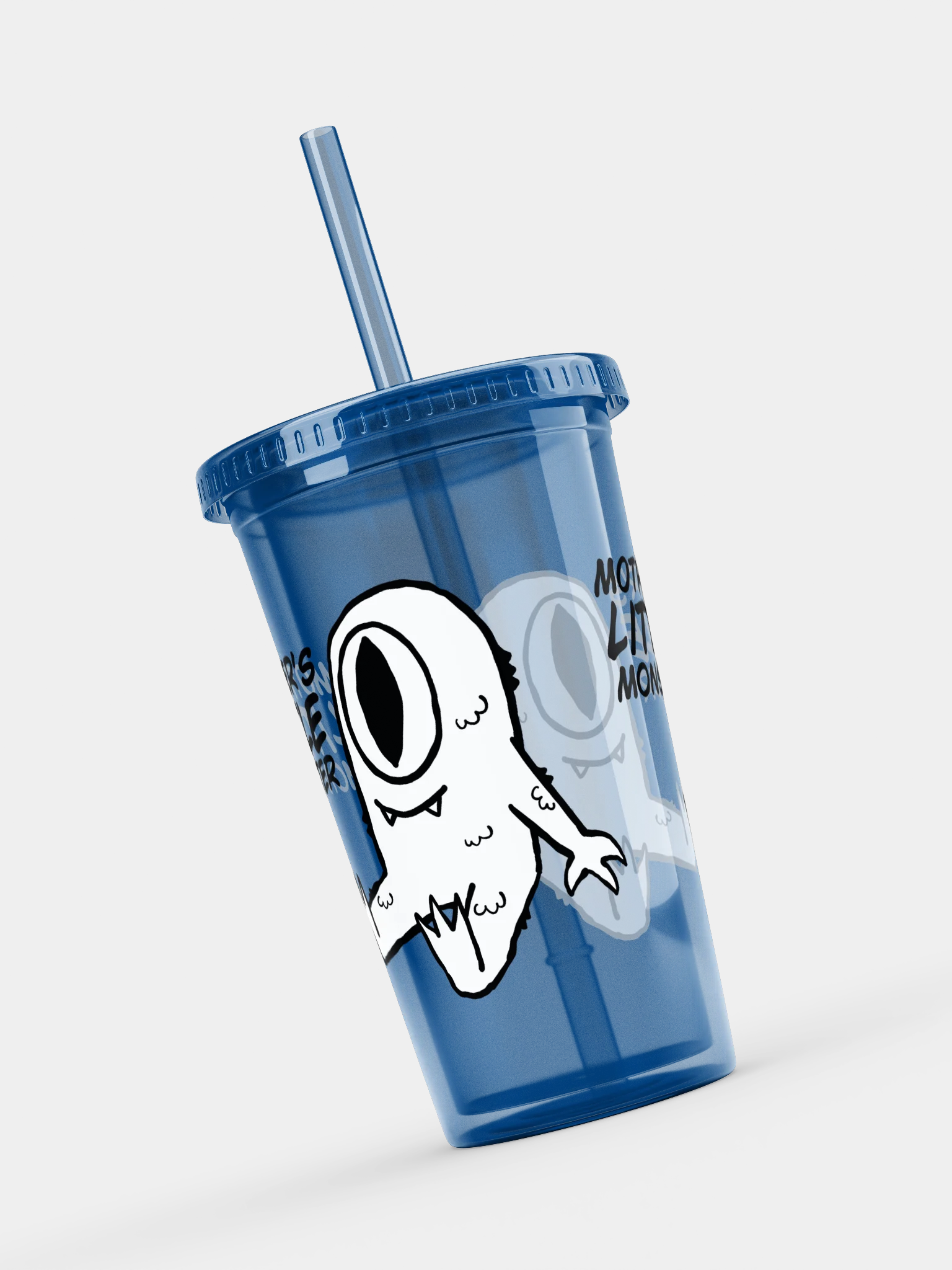 Mother's Little Monster Plastic Tumbler product image (7)