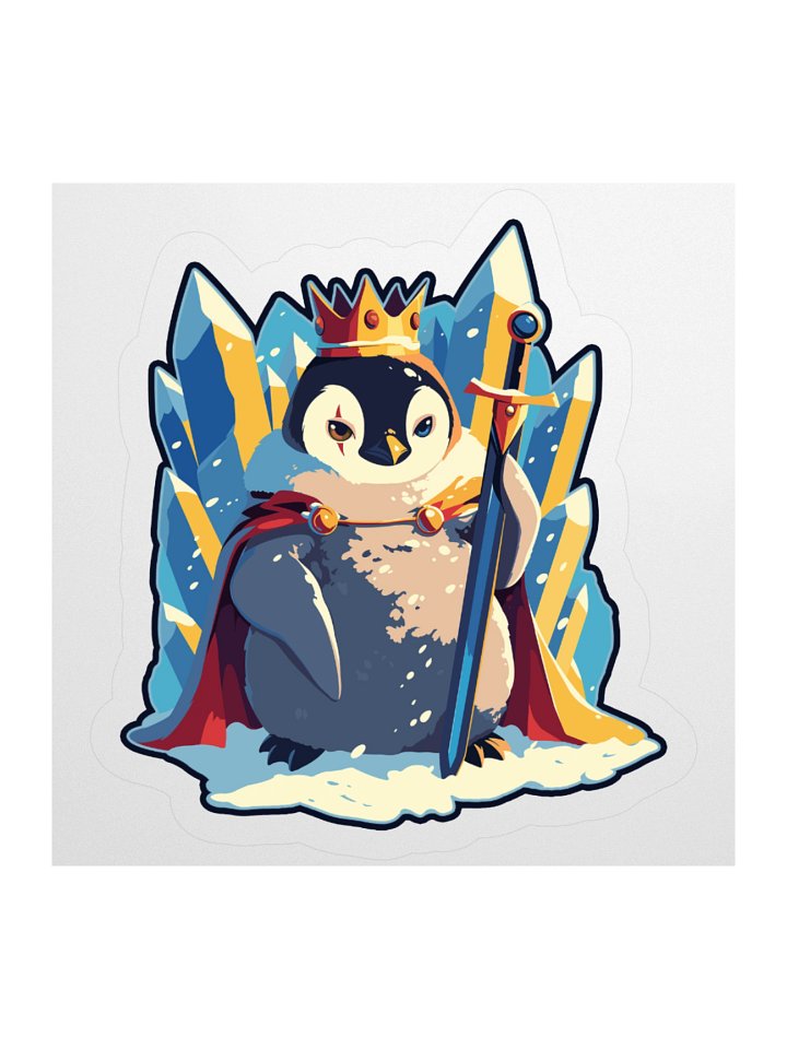"King Penguin" – Stickers – Multiple Sizes product image (1)