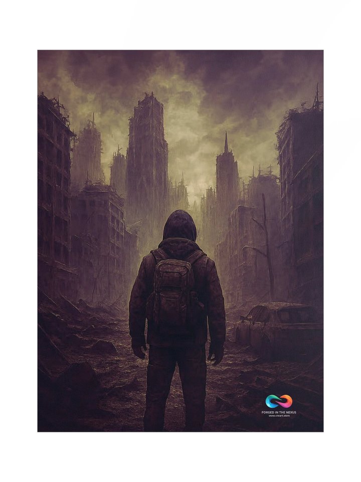 LIMITED EDITION - CINEMATIC ART POSTER – DYSTOPIAN FUTURE #004 product image (1)