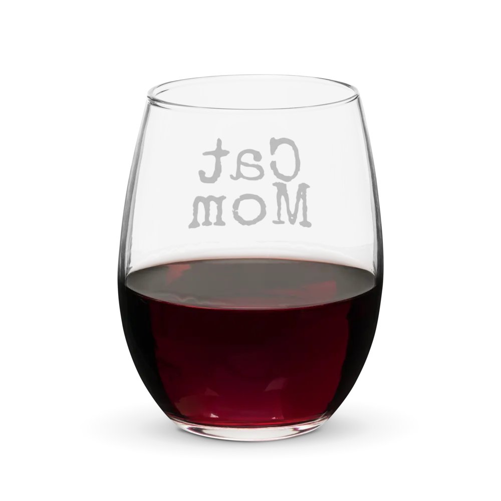 Cat Mom Wine Glass product image (6)