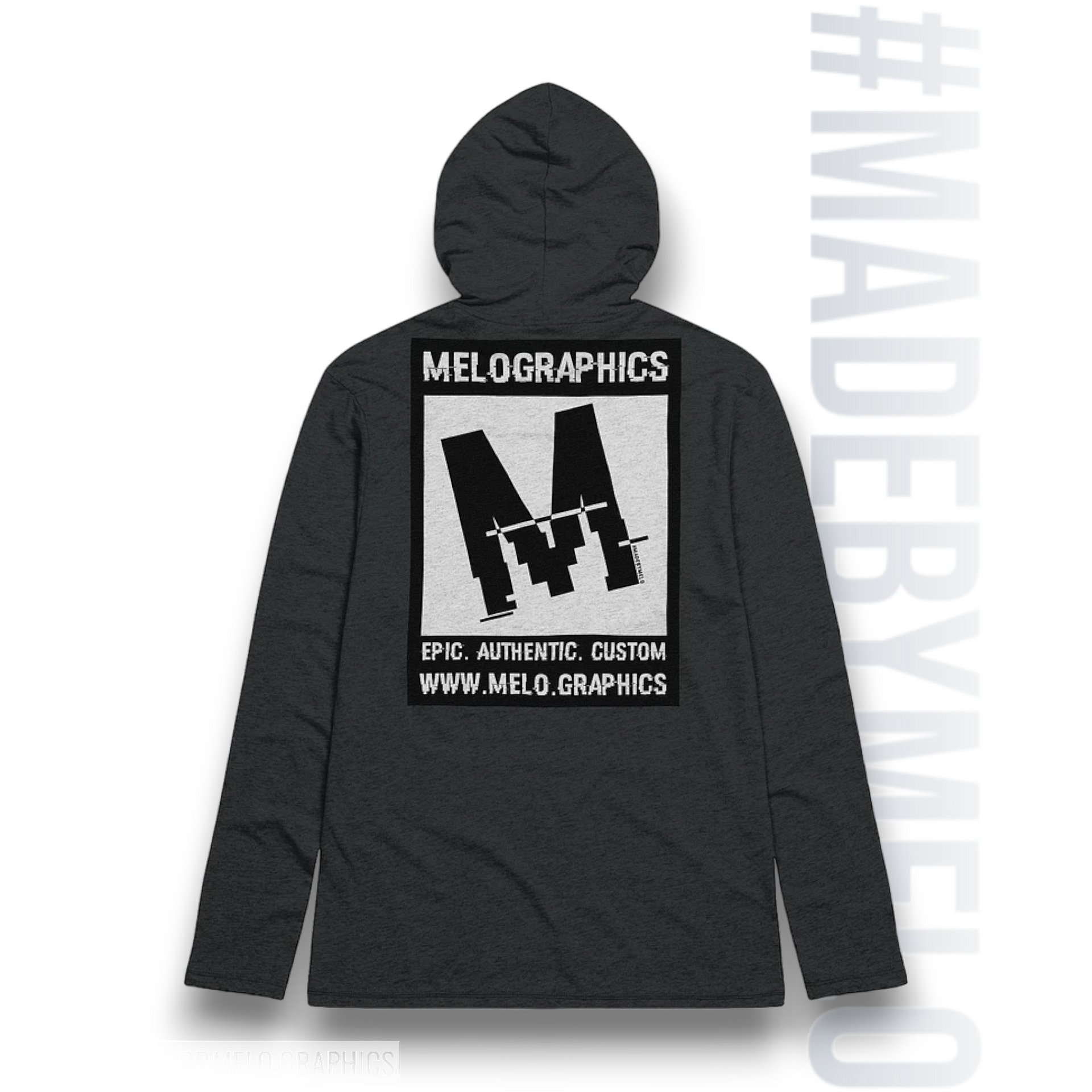 #MeloCrew Vibes: Duotone - Premium Lightweight Hoodie | #MadeByMELO product image (5)