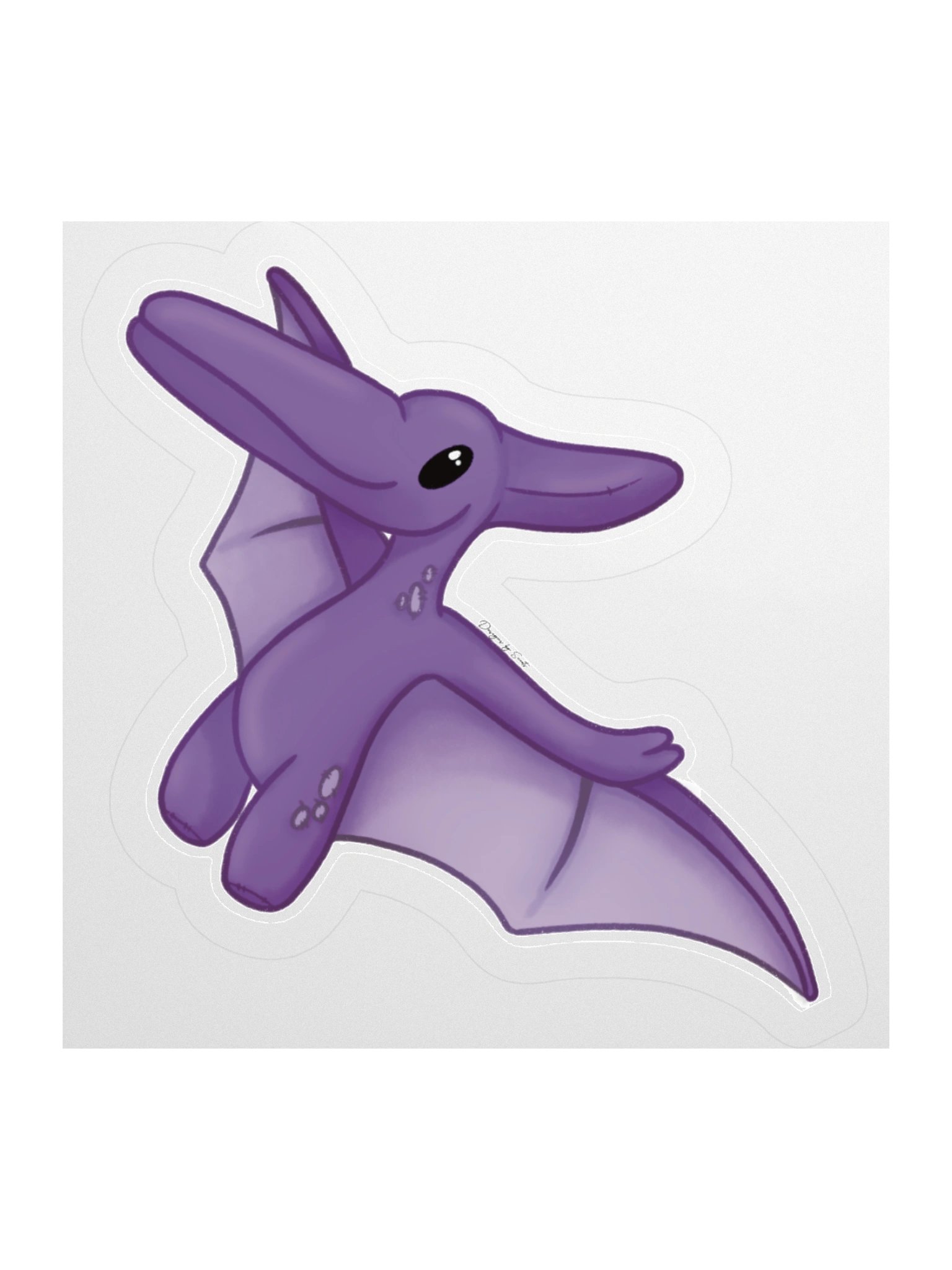 Pterodactyl Plushie Sticker product image (3)