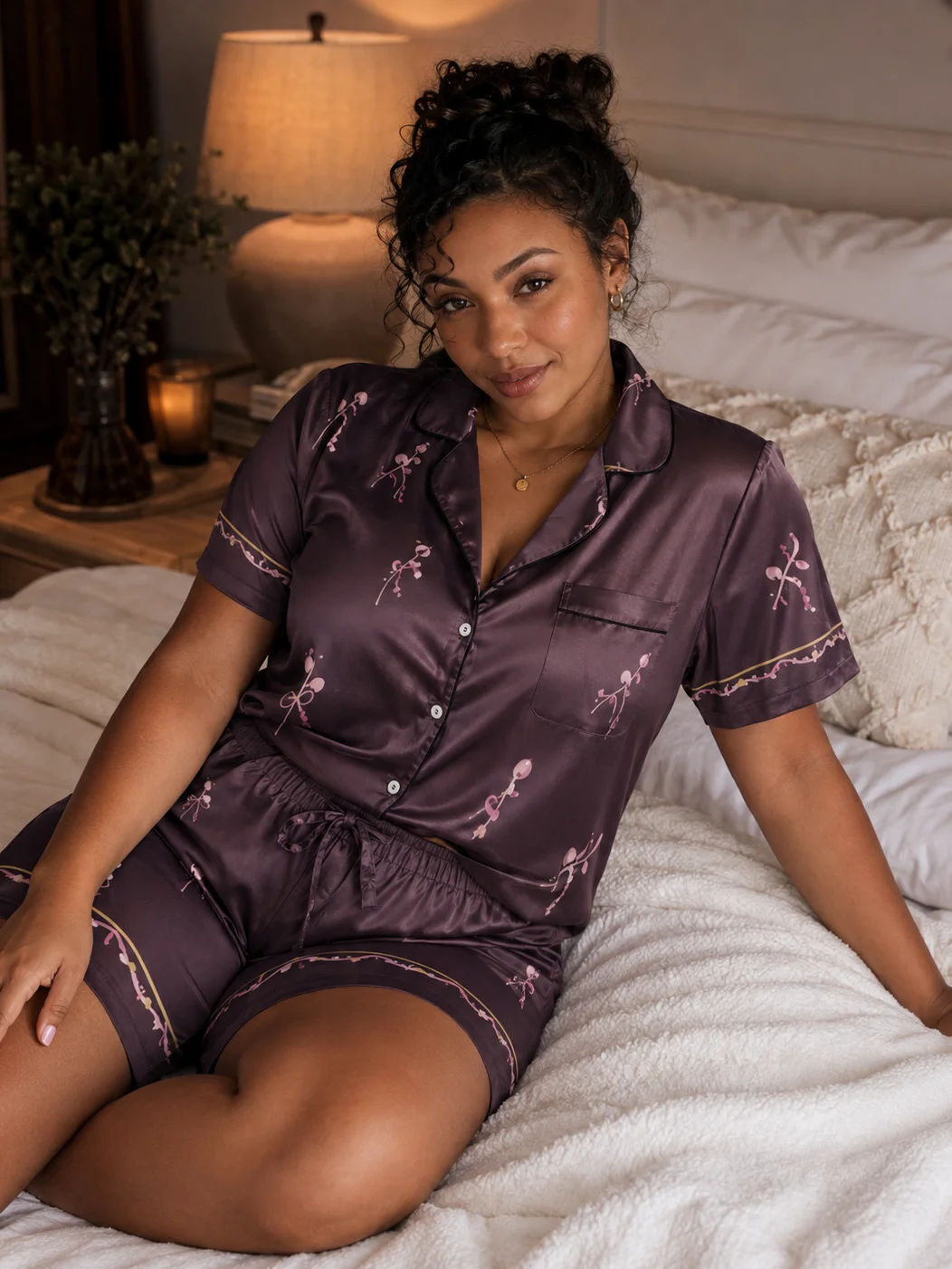 Wisteria at Dusk Regency Pajama Shirt product image (6)