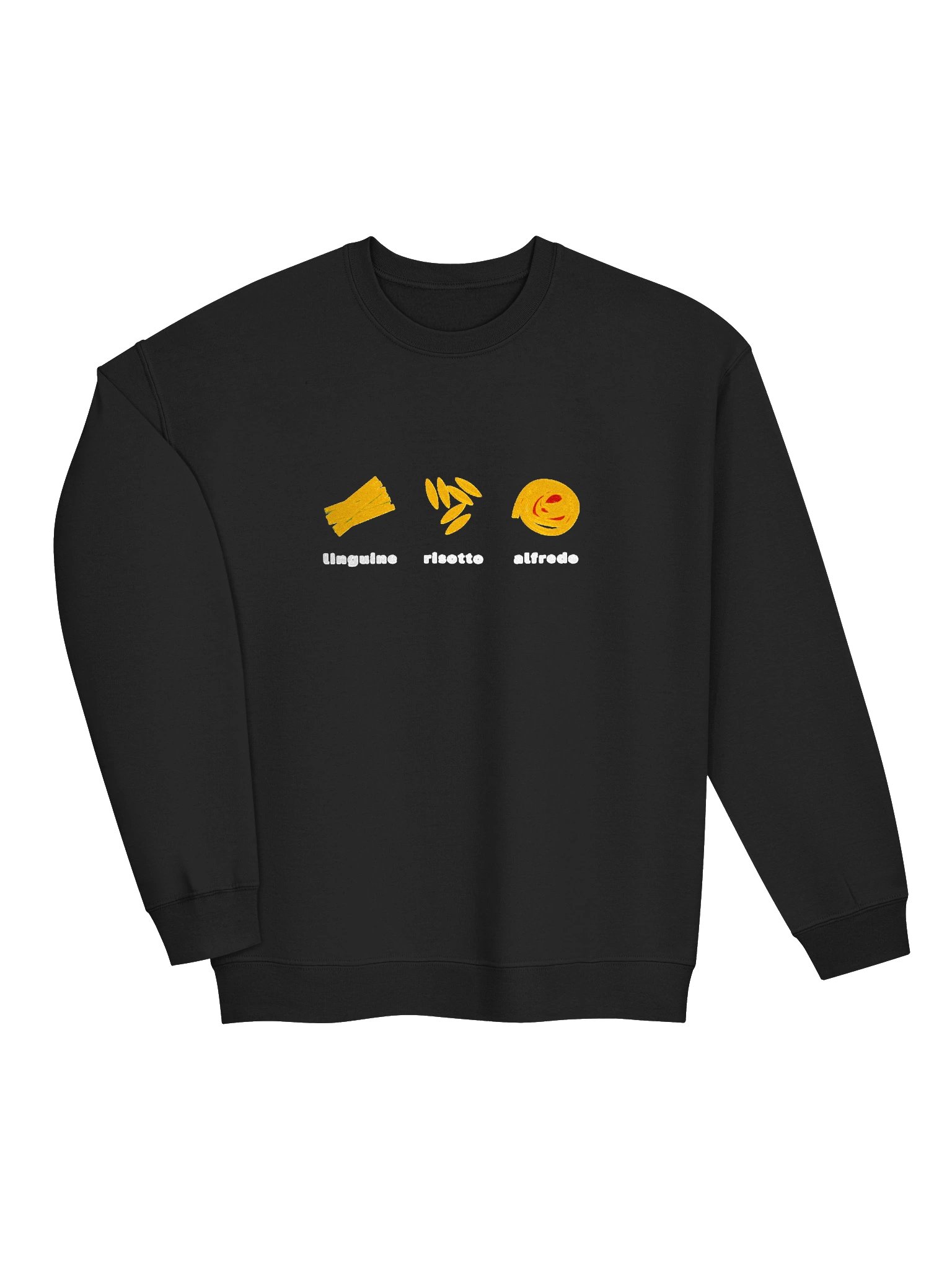 Embroidered Pastas Sweatershirt | Gildan Classic Crewneck product image (3)