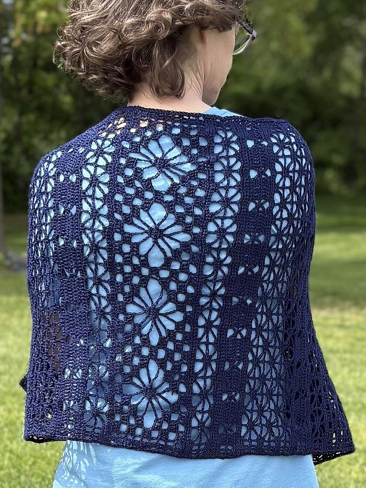 Luster Lace Wrap Crochet Pattern product image (2)