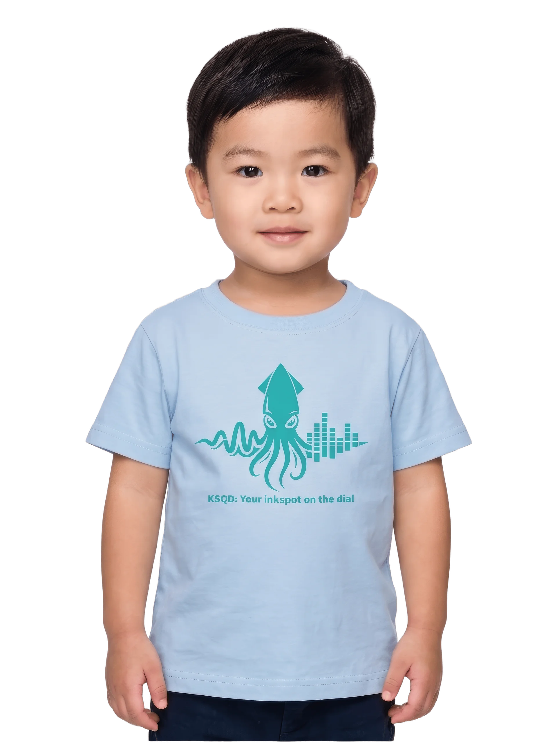 KSQD “Little Squid Beats” Baby Jersey T-Shirt product image (1)