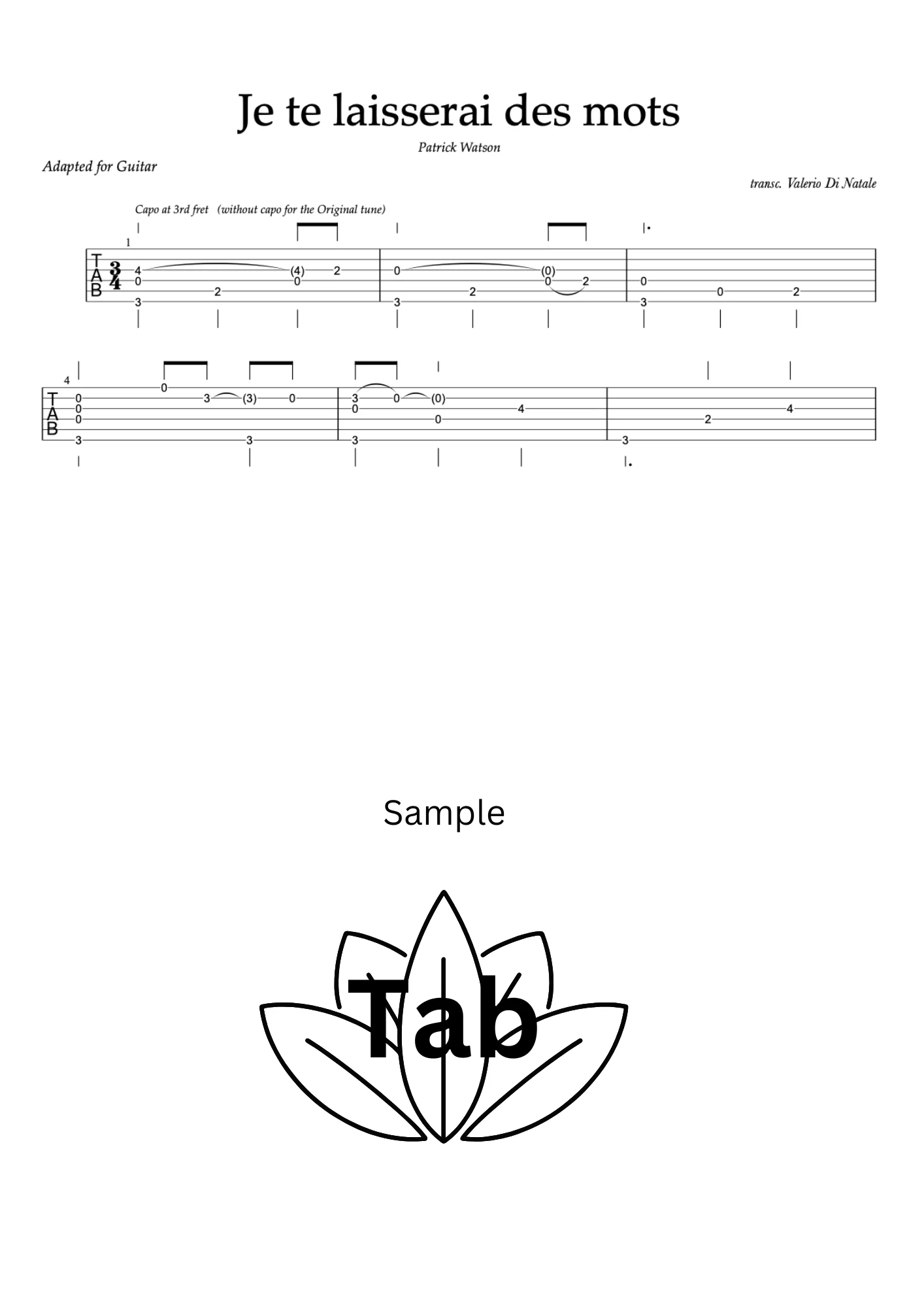 Je te laisserai des mots by Patrick Watson product image (3)
