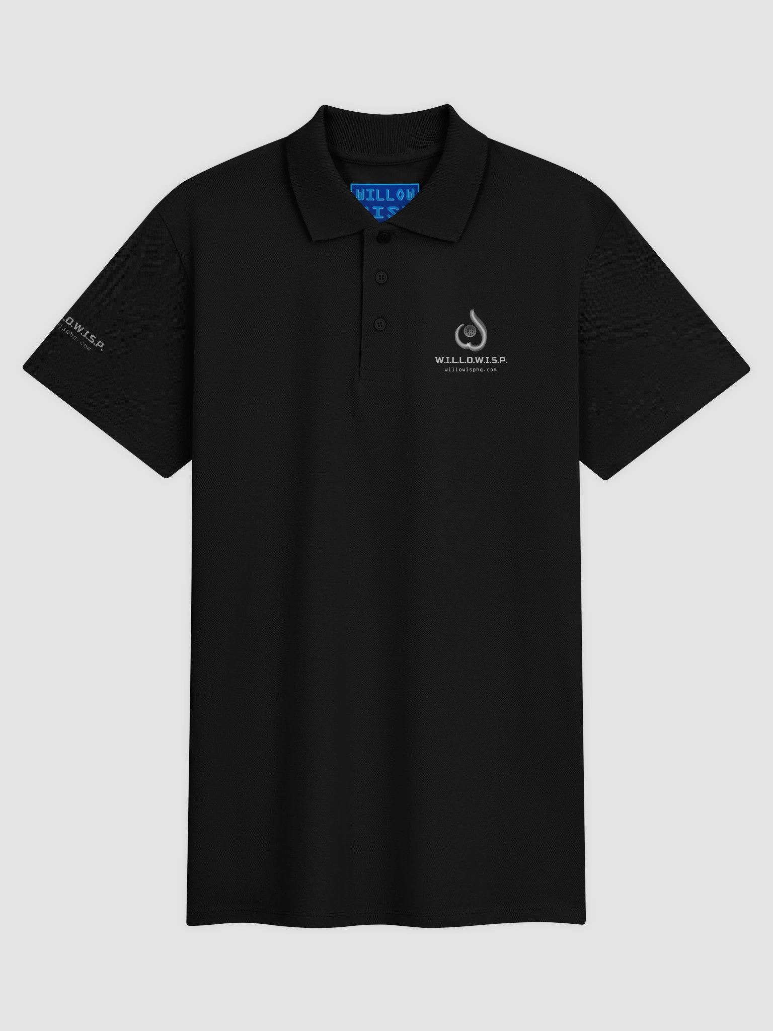 WILLOWISP Grey Polo Tee product image (1)