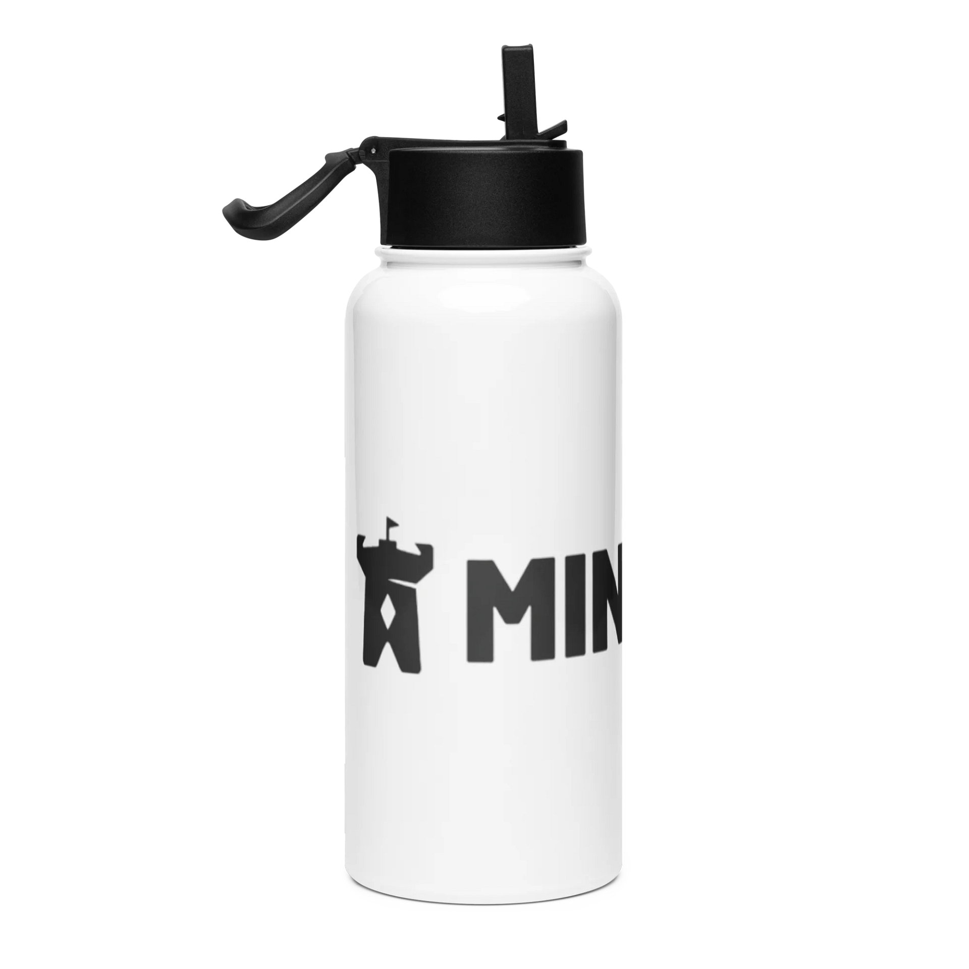 Minefort Stainless Steel Water Bottle – White product image (4)