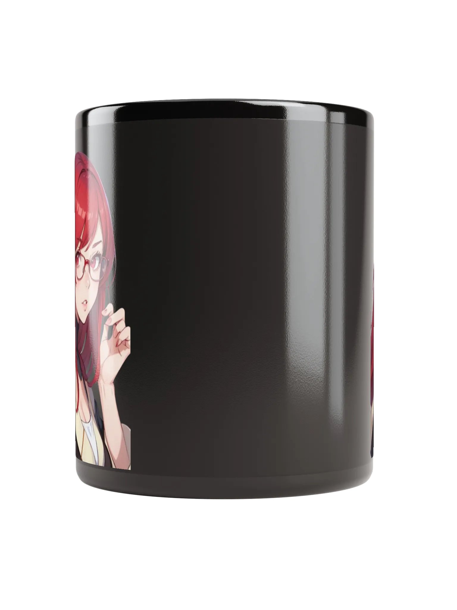 (RED WAIFU) K Black Mug product image (5)