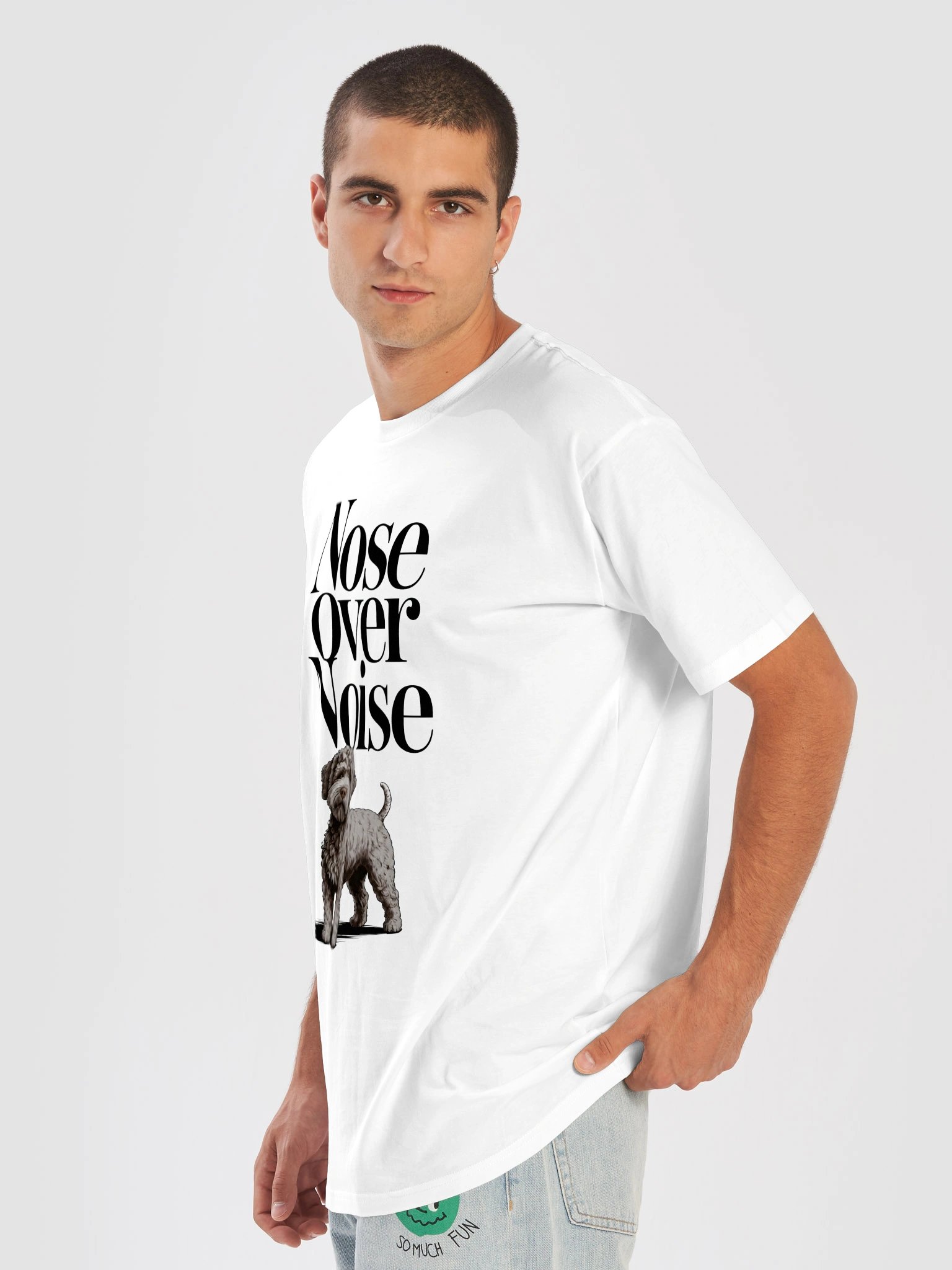 Lagotto “Nose Over Noise” Premium Tee product image (27)