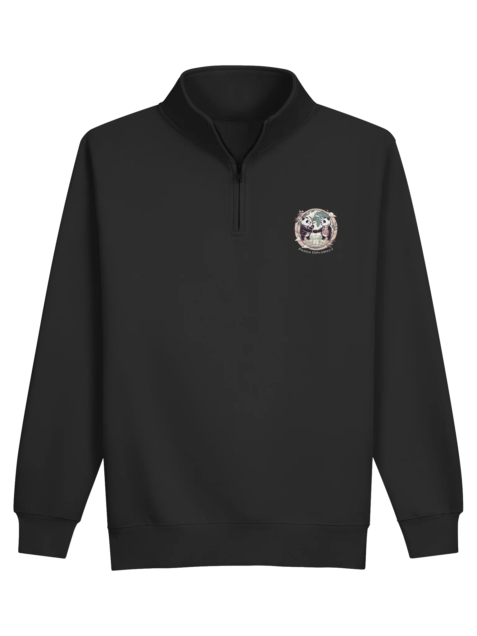 Panda Diplomacy Quarter-Zip Sweatshirt product image (3)