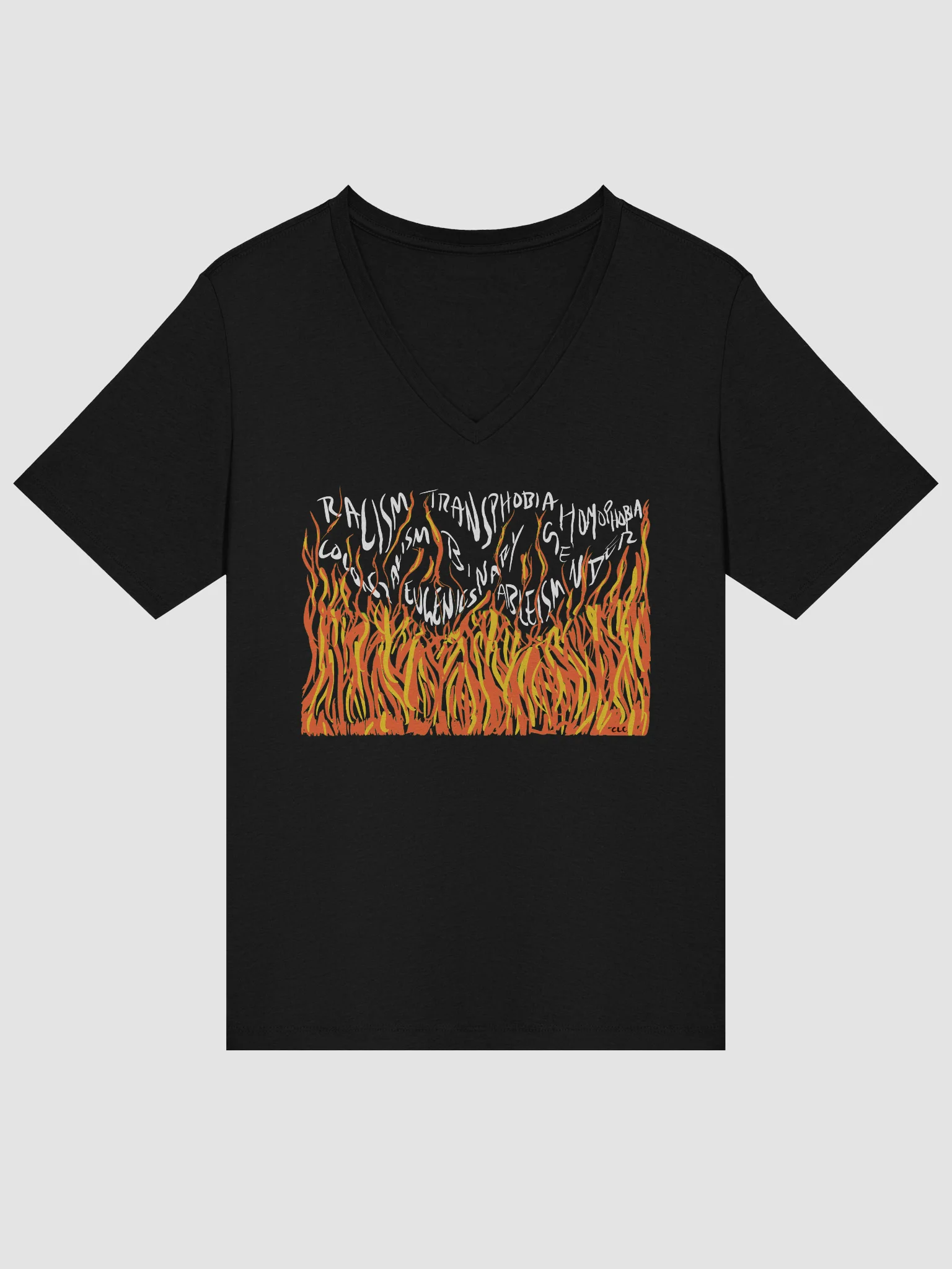 Burn The Big Ones Down V-Neck tee product image (10)