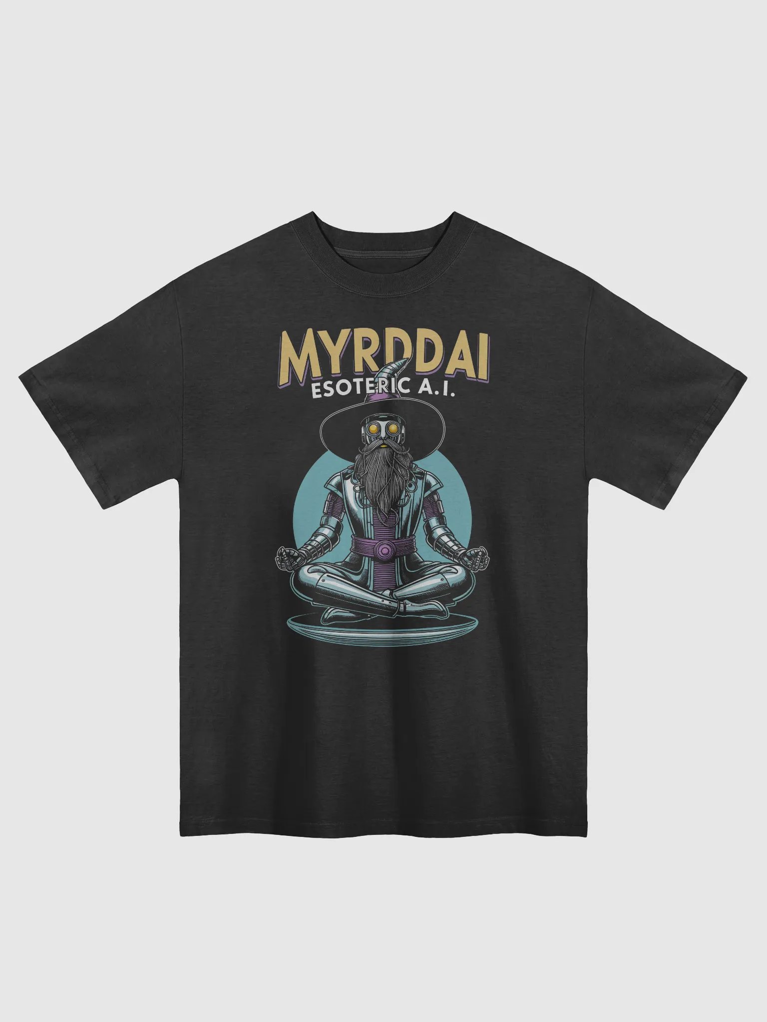 MYRDDAI: Esoteric A.I. Basic Oversized Tee with Back Logo product image (1)