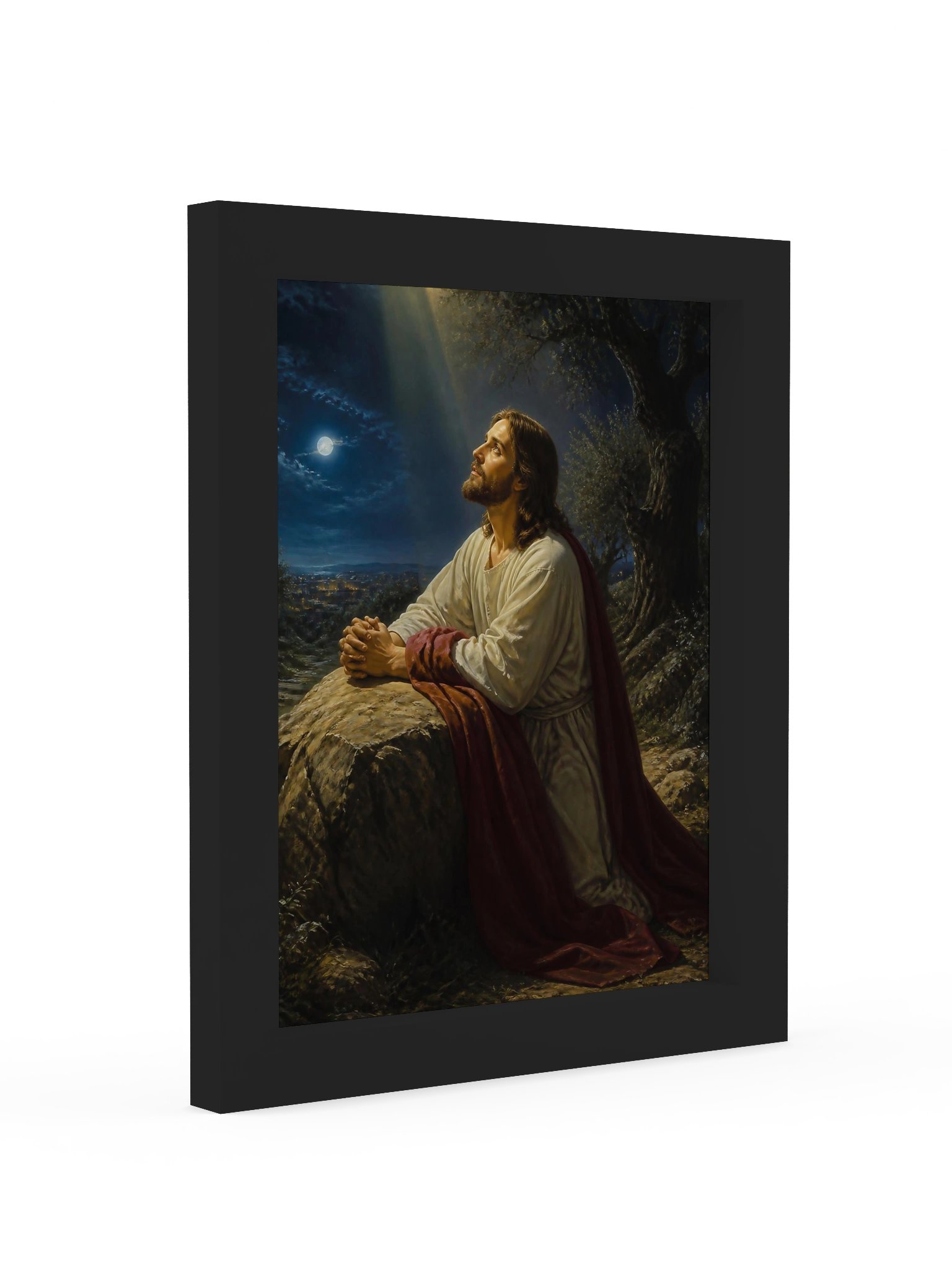 Jesus Praying in Gethsemane Framed Poster product image (16)