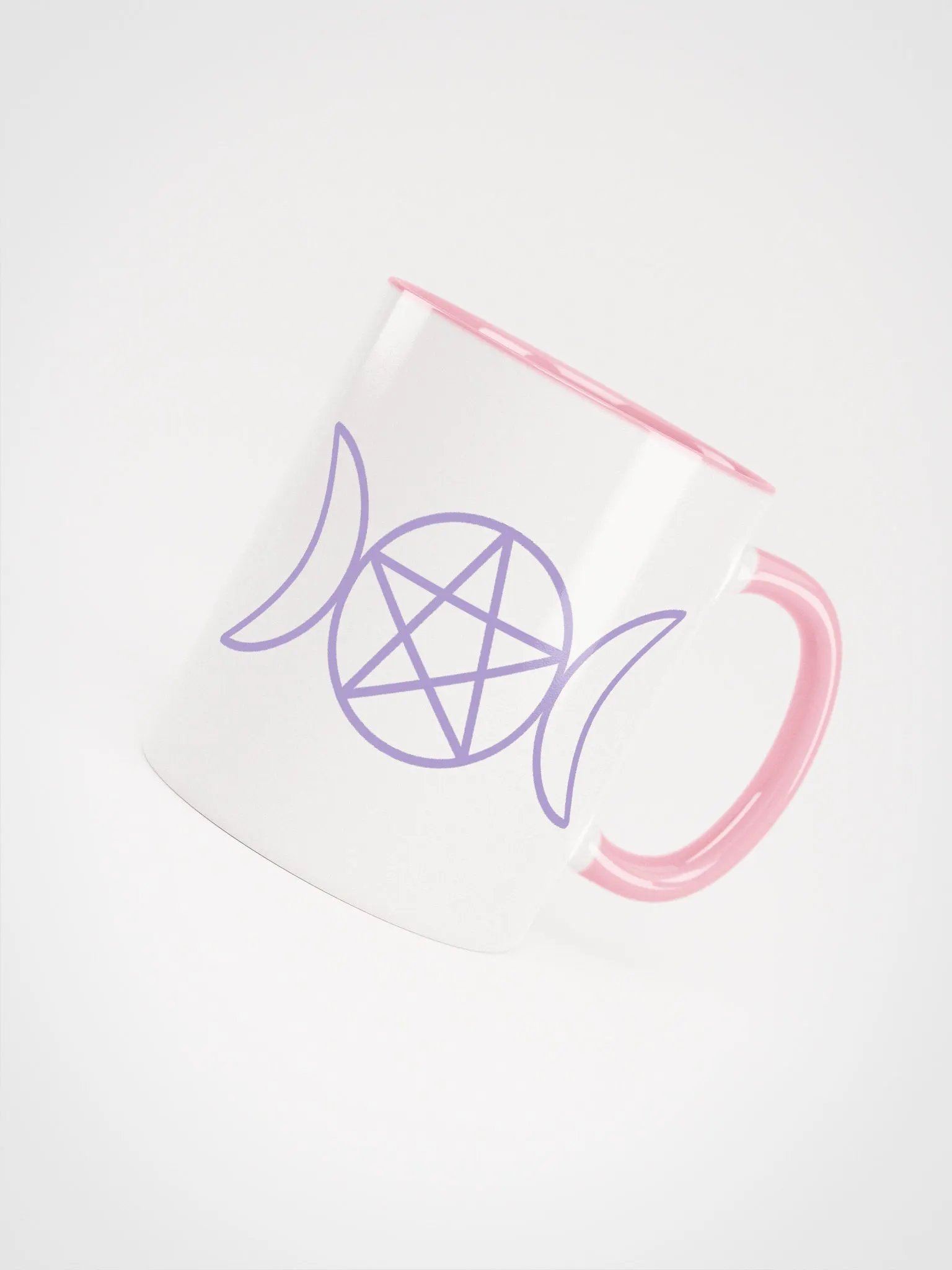 Lavender/Pink Pentacle Moons Mug product image (4)