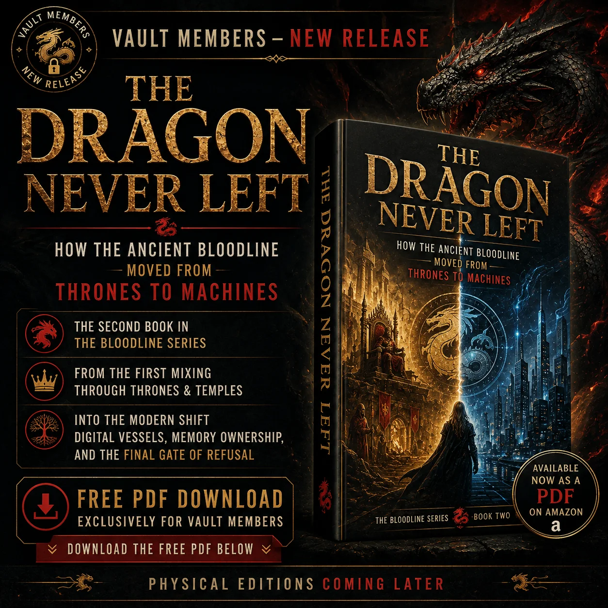 The Dragon Never Left is now available as a free PDF download exclusively for members of the Vault. product image (1)
