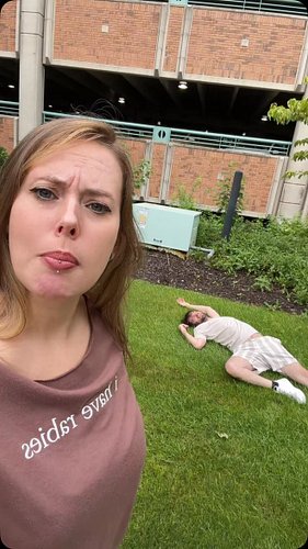 Did she push him? #couple #paranormal #couplevideos