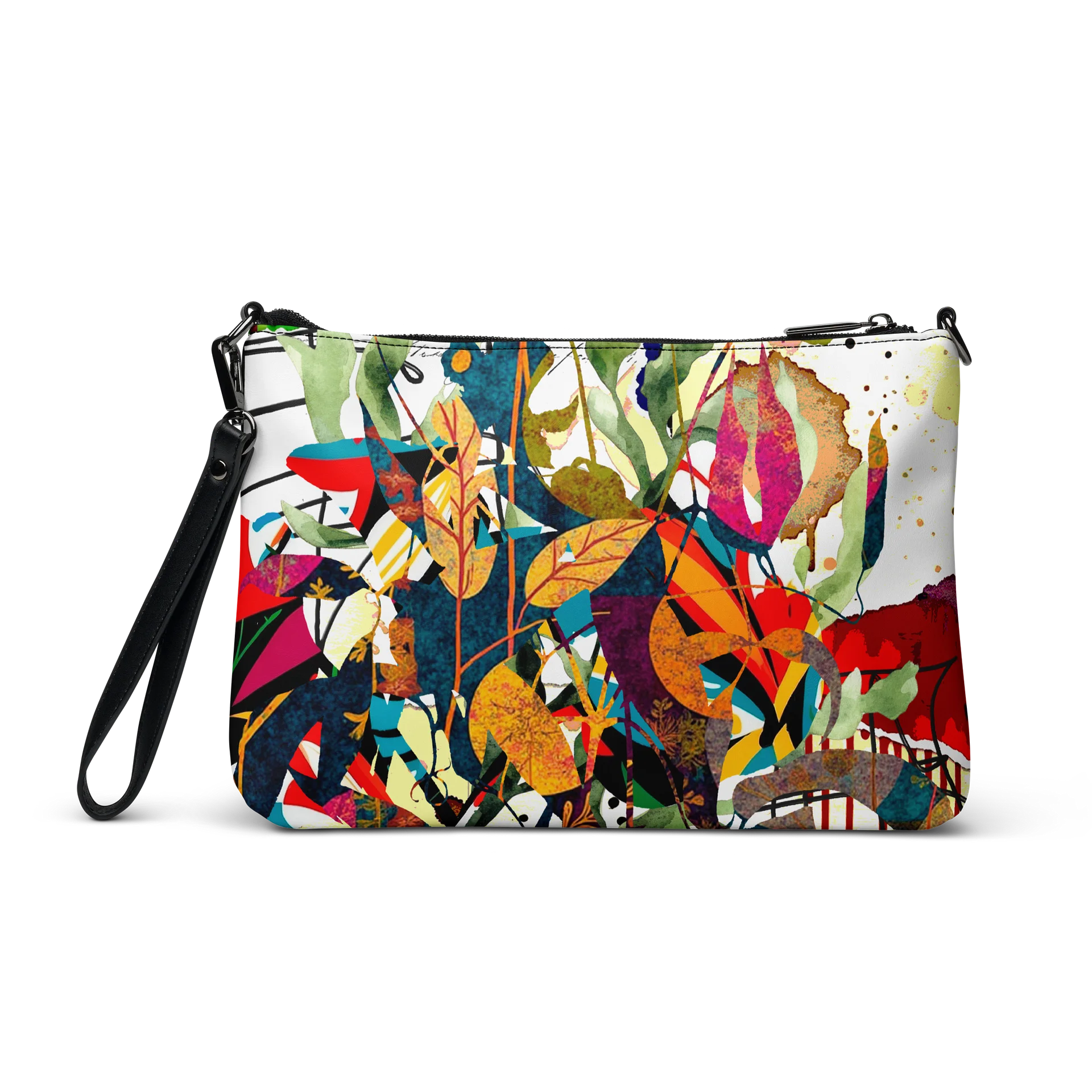 Abstract Botanical All-Over Print Crossbody Bag product image (3)
