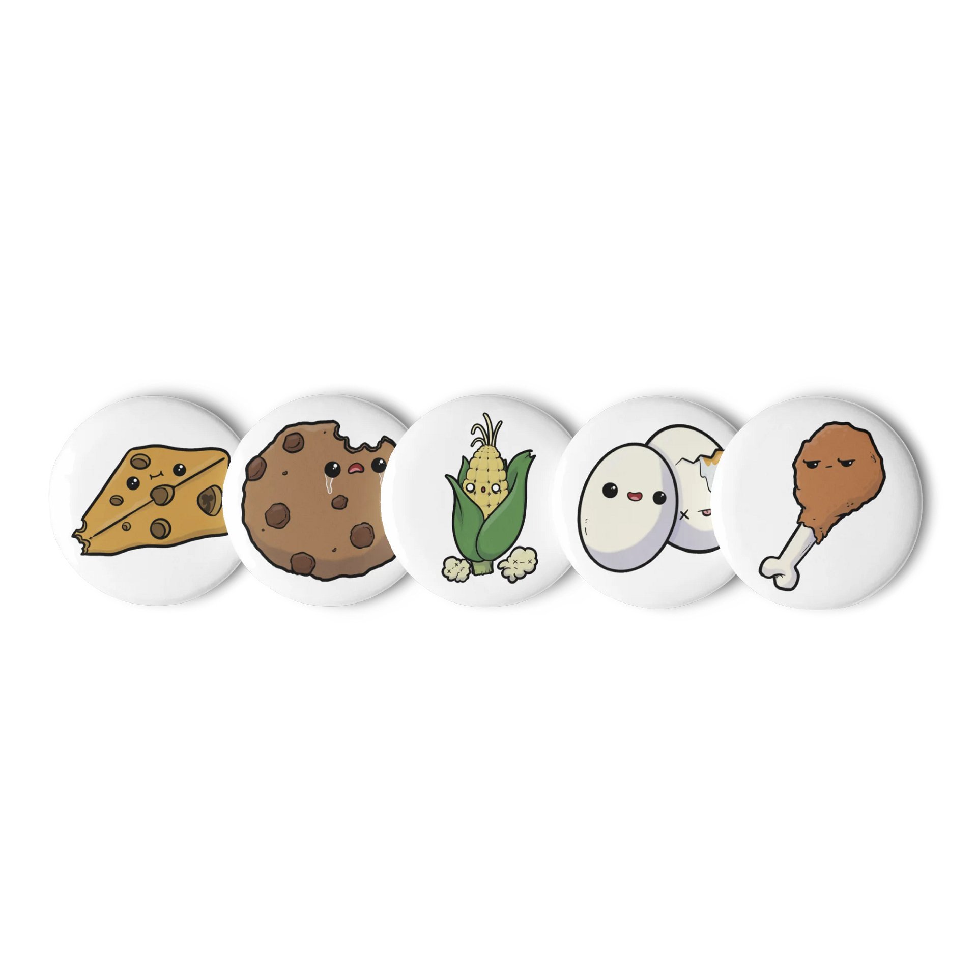 Cute Food Buttons #2 product image (1)