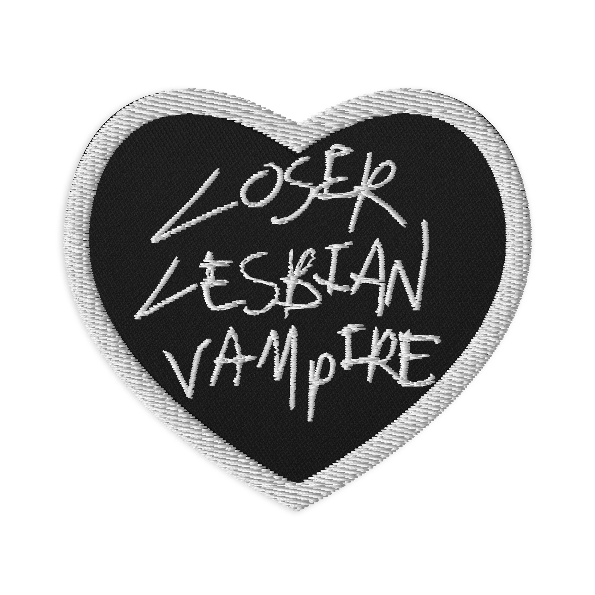 LOSER LESBIAN VAMPIRE Heart Patch product image (1)