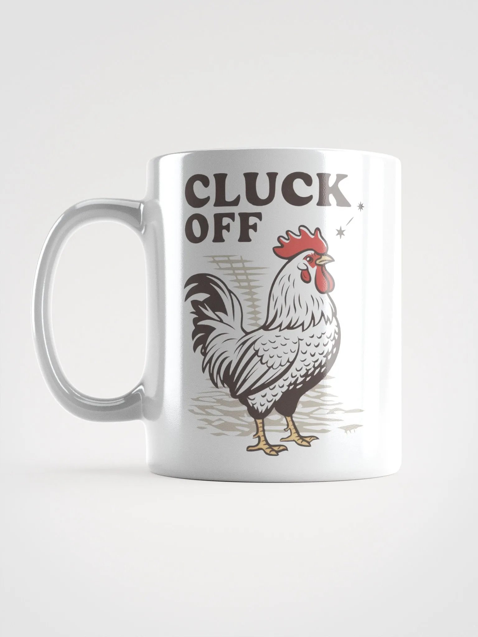Rooster Cluck Off Glossy Mug product image (6)