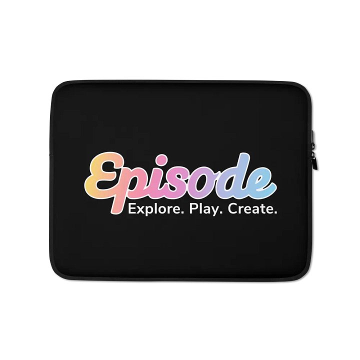 Episode Laptop Sleeve Black With Gradient Logo product image (1)