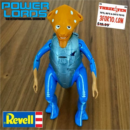 Closing in on a complete first series of Revell Power Lords action figures. One more to go, Shaya. Sydot here isn’t in perfec...