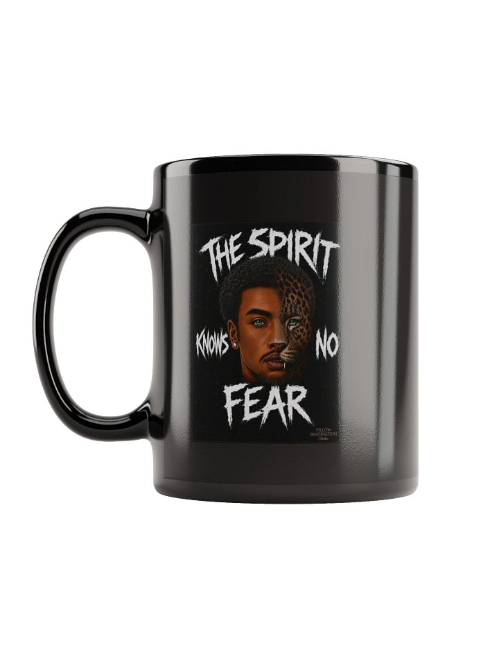 The Spirit Knows No Fear — Black Glossy Mug product image (1)