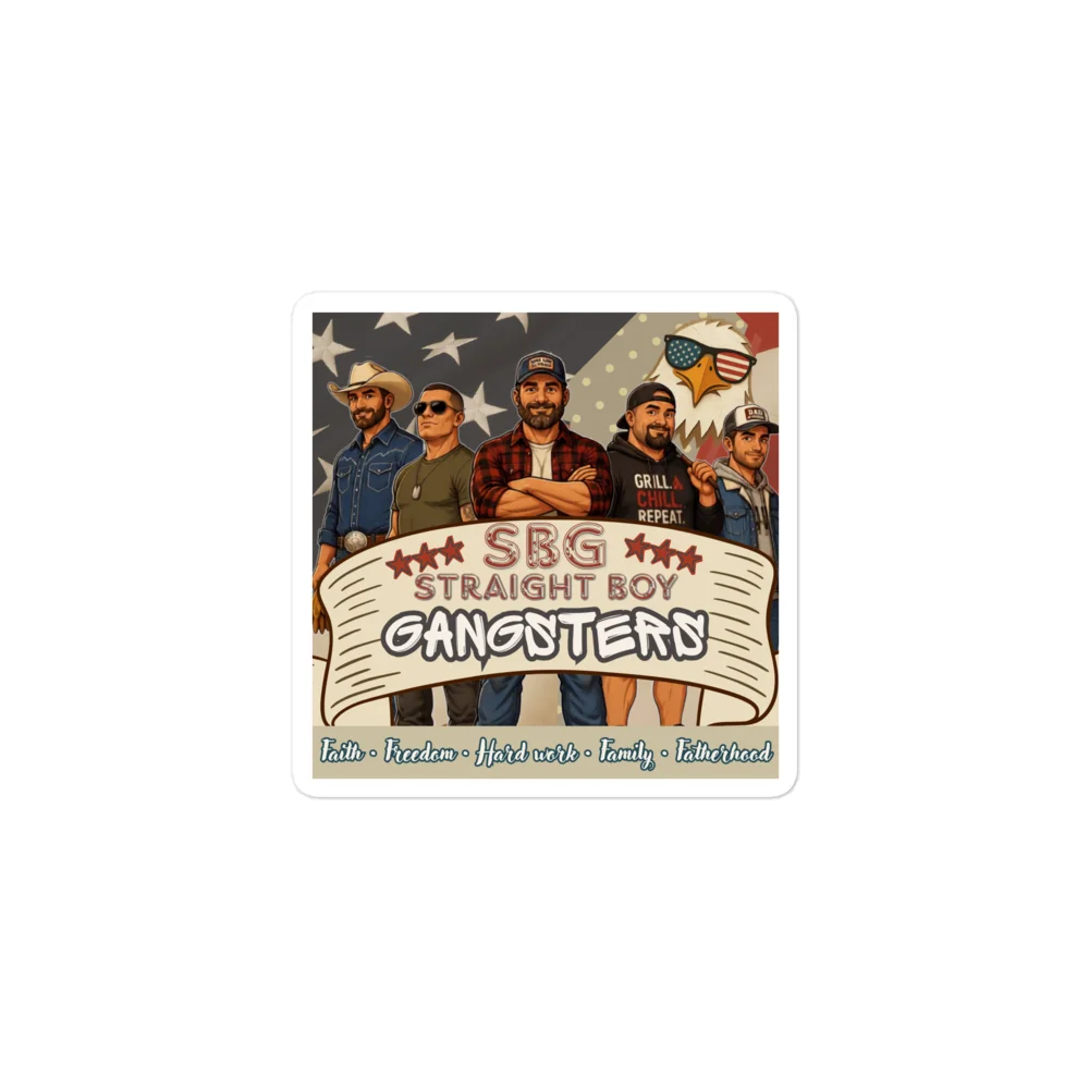 Straight Boy Gangsters (sticker) product image (1)
