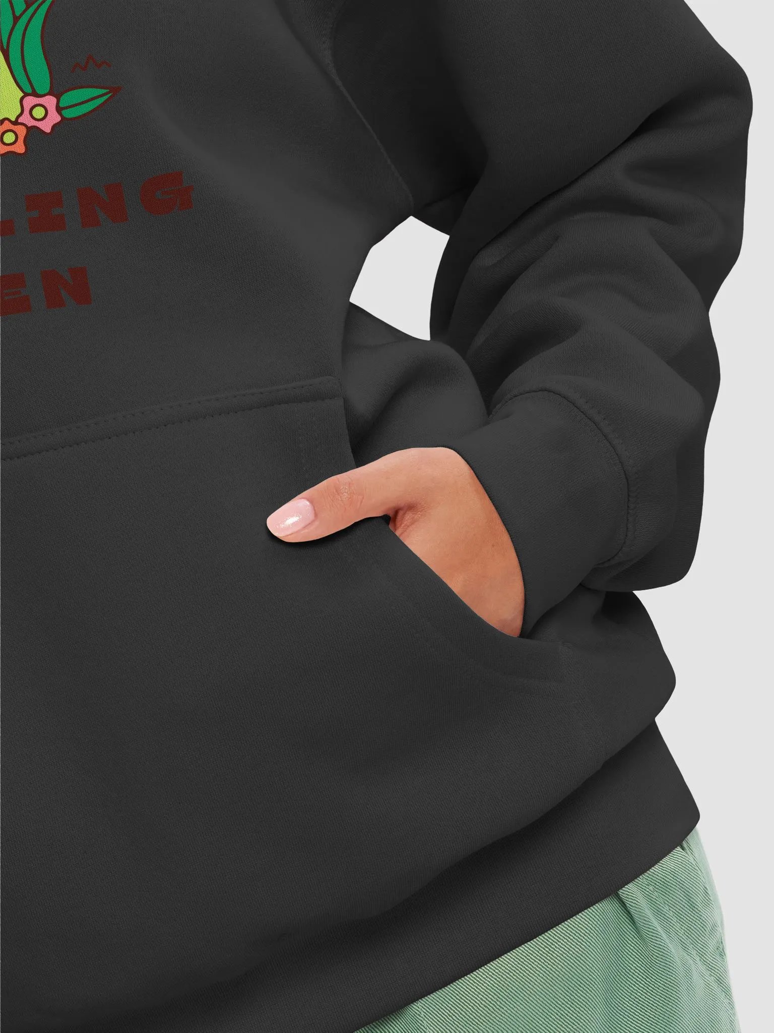 Whimsical Zen Mushroom Hoodie product image (8)