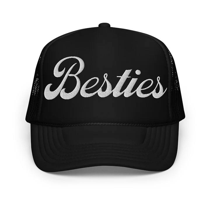 Embroidered Besties Script Foam Trucker product image (1)