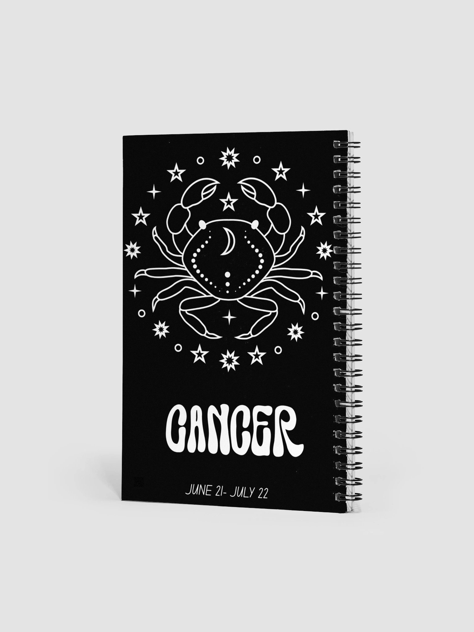 Cancer Zodiac Spiral Notebook product image (2)