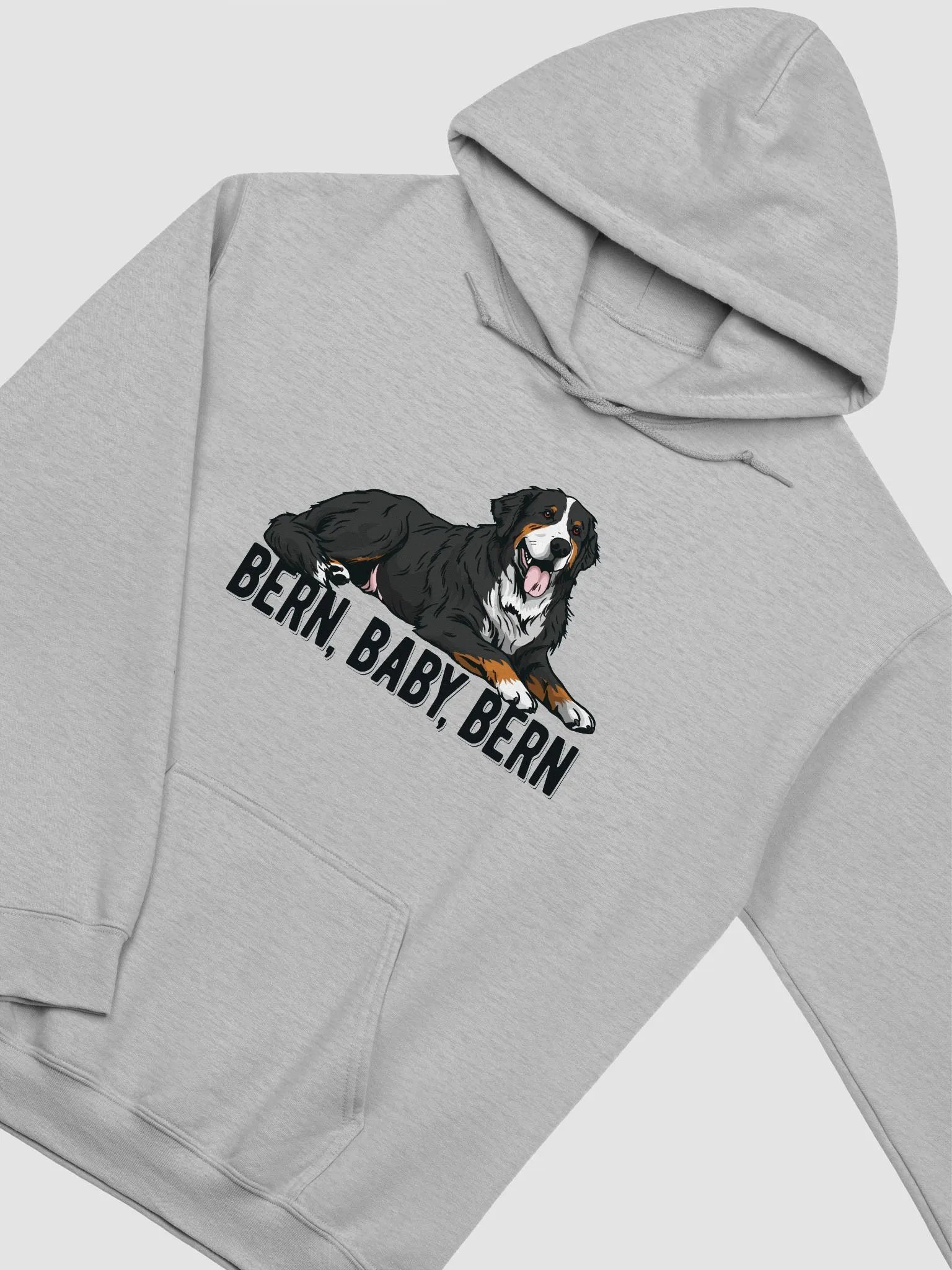 Bern, Baby, Bern Hooded Sweatshirt of a Bernese Mountain Dog | Funny Hoodie for Berner Paw-rents product image (5)