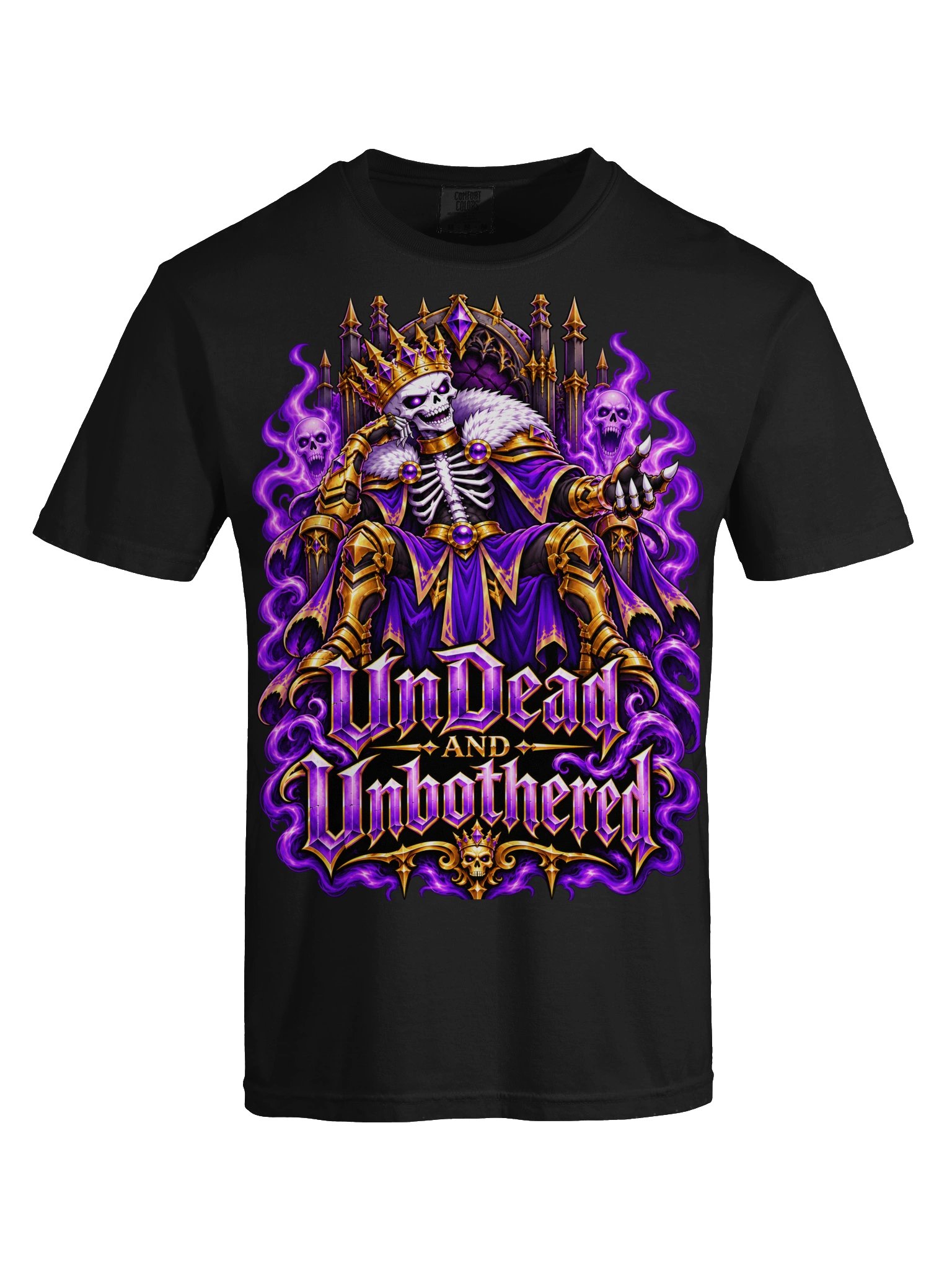 Undead And Unbothered Tee (Purple) product image (9)