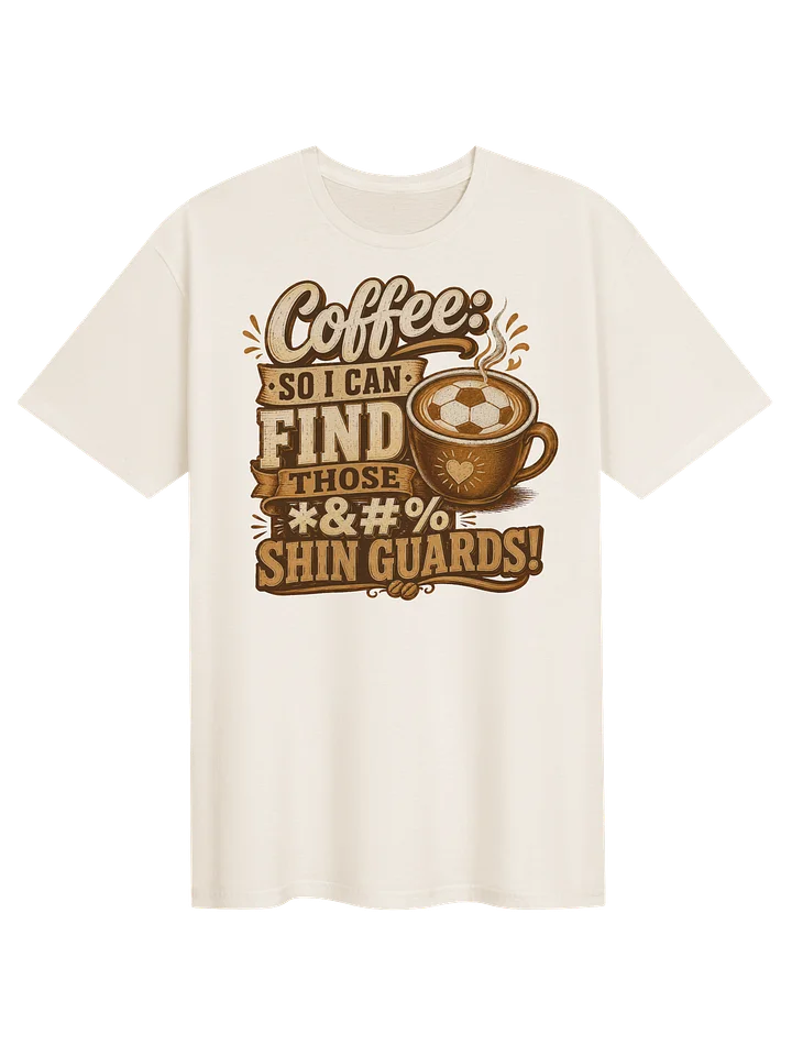 Coffee First, Then Shin Guards Tee product image (51)