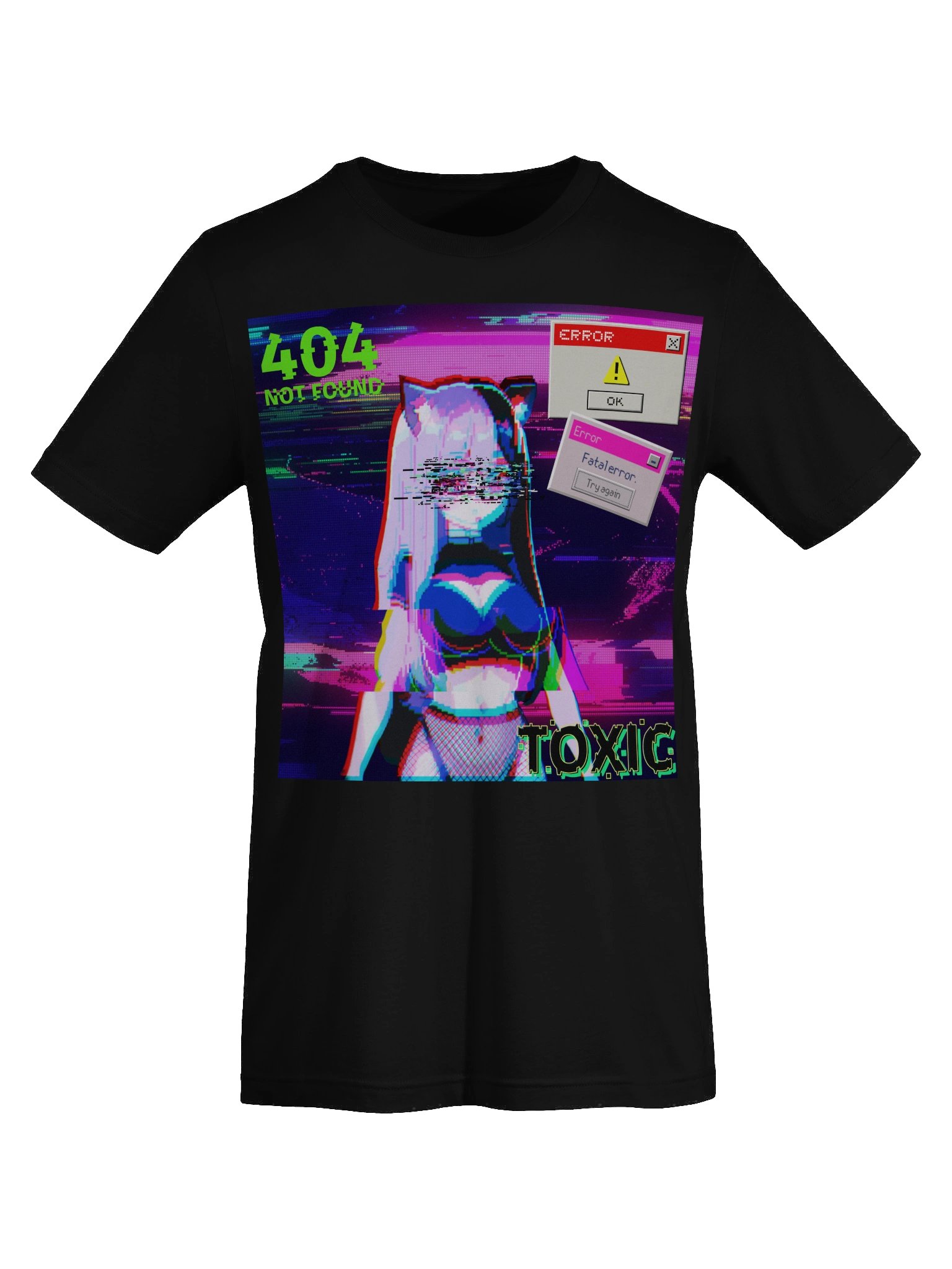 Neko Error.exe Unisex Tee product image (7)