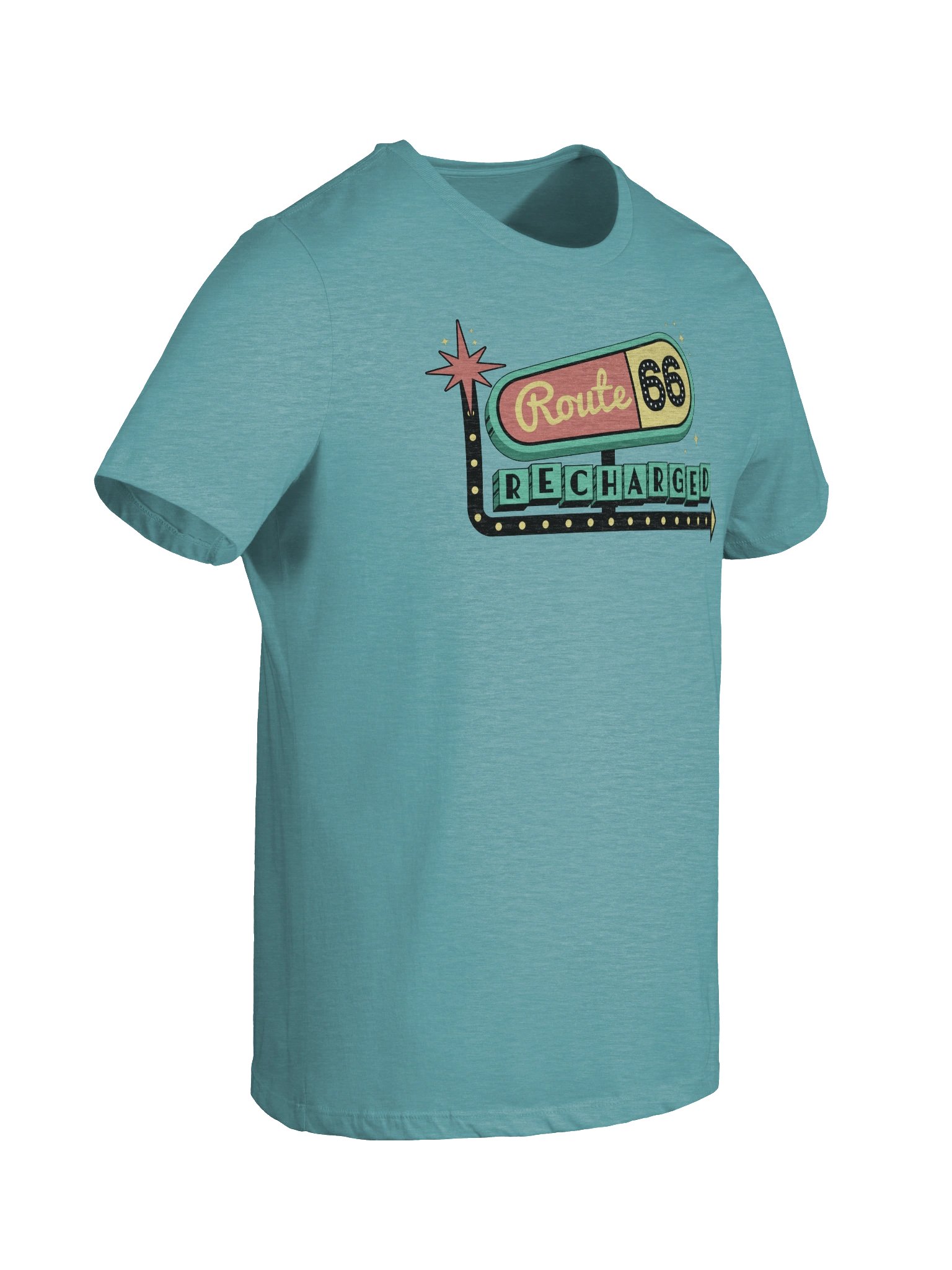 Route 66 Recharged / 1950's / Decades Art (Womens) product image (71)