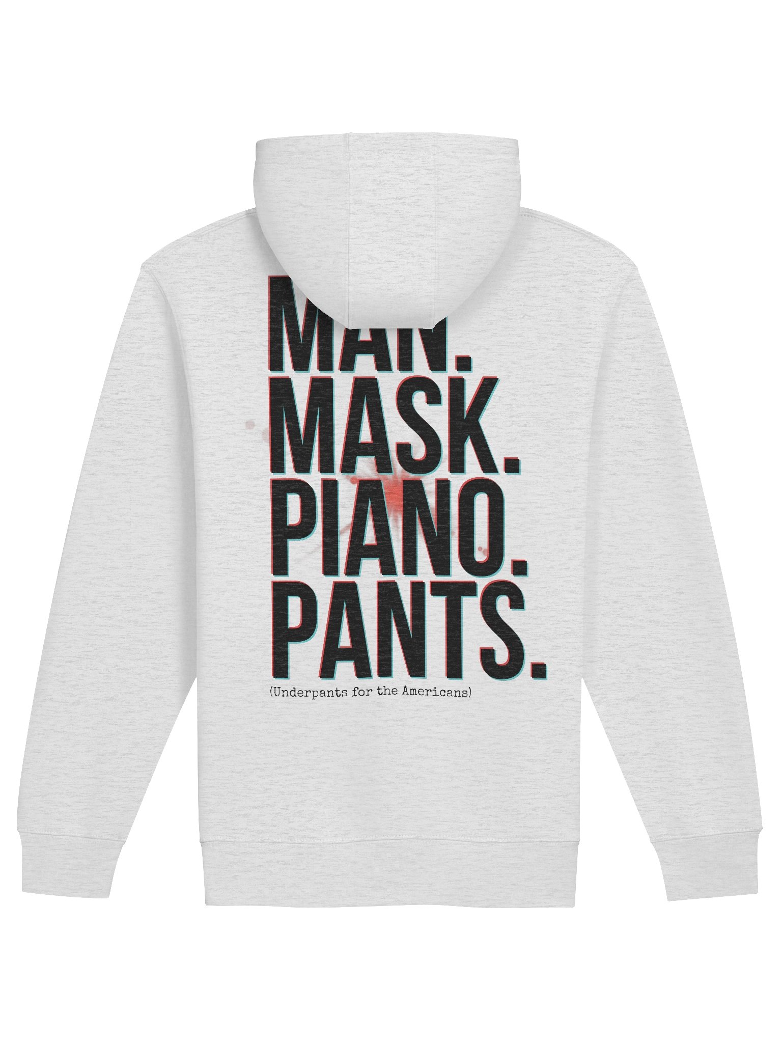 *BRAND NEW* Man. Mask. Piano. Pants. Zip-Up Hoodie (LIGHT COLOURS) product image (2)