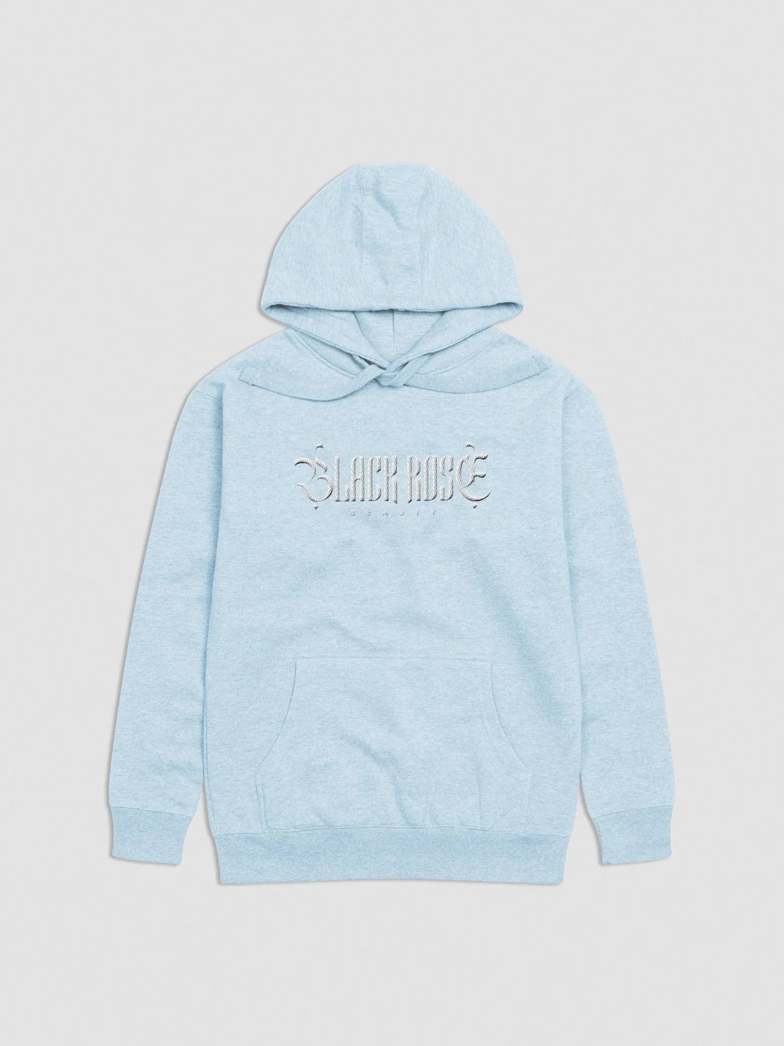 Black Rose Beauty Hoodie "Sky Blue" product image (1)