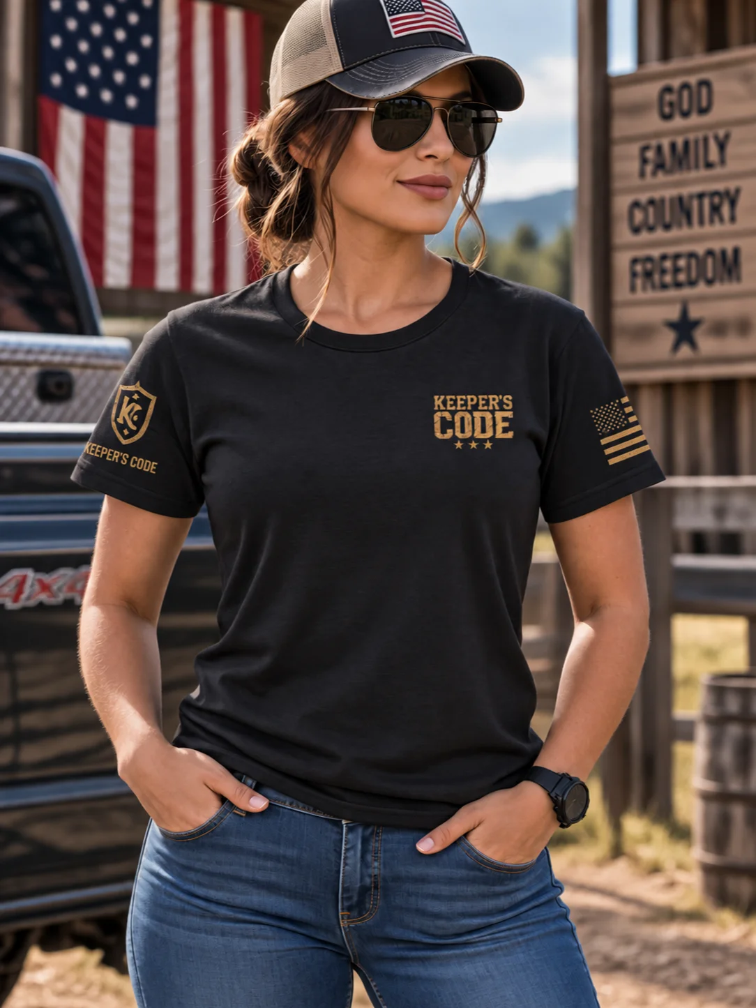 Keeper’s Code™ Women’s CODE 09 Duty Higher Purpose T-Shirt product image (1)