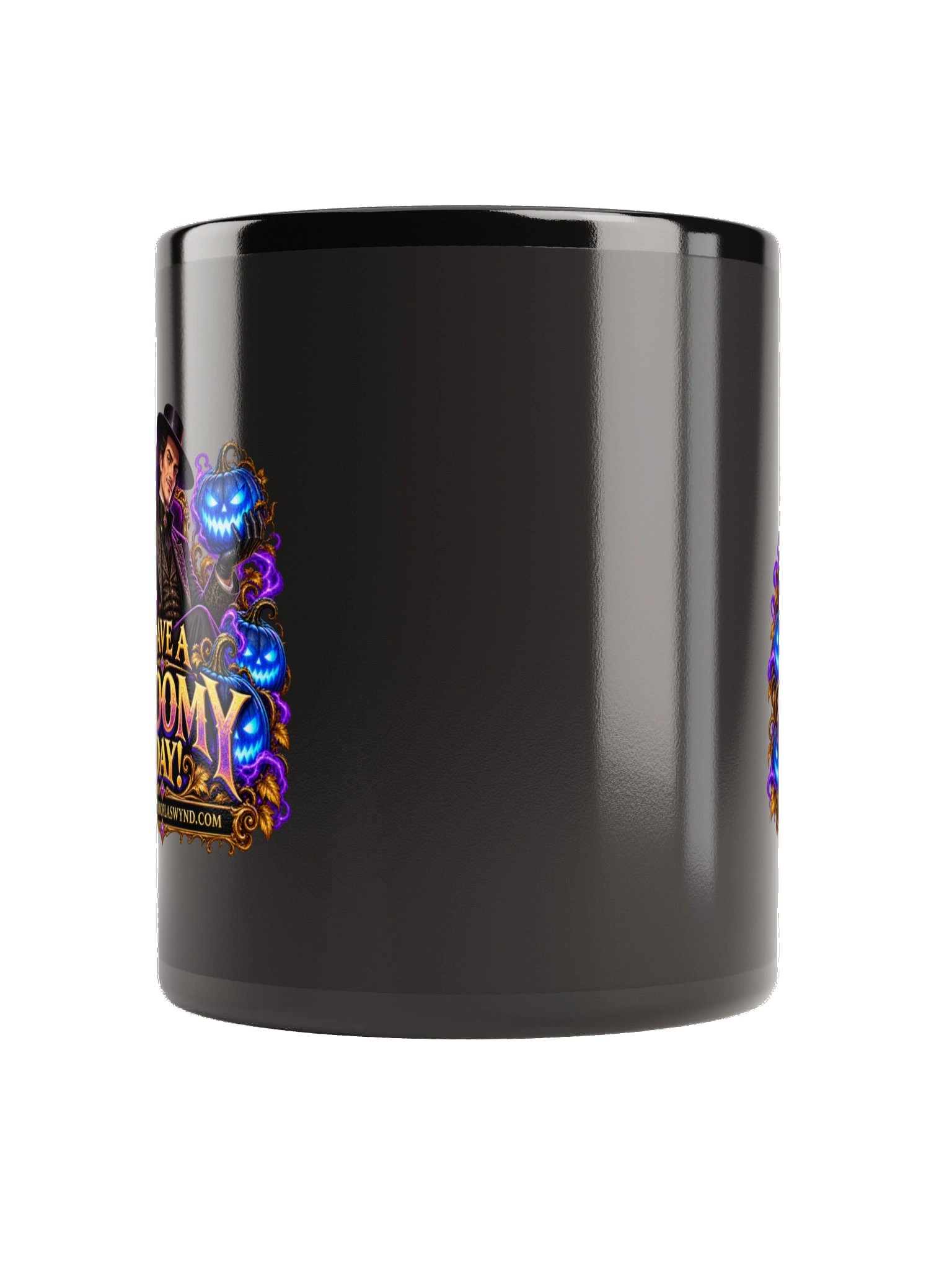 Legends of Laswynd – Have a Gloomy Day! Black Mug product image (3)
