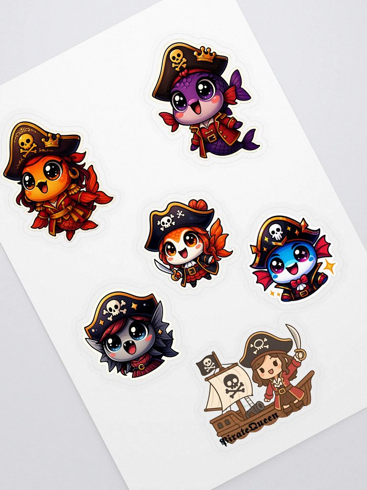 PirateQueen Sticker Sheet product image (1)