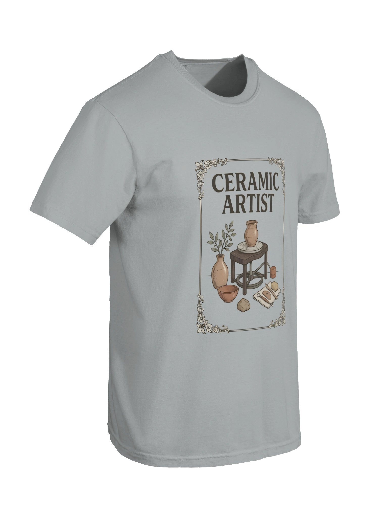 Ceramic Artist Floral Poster Tee product image (4)