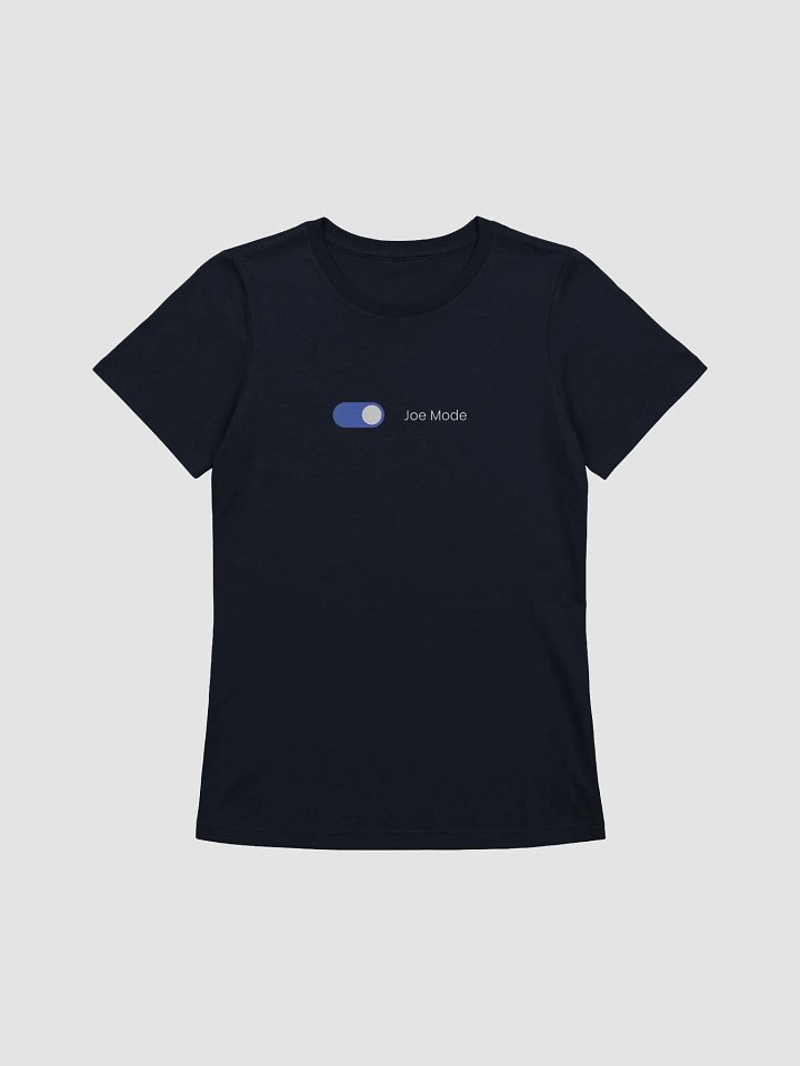 joe mode t-shirt - 100% cotton (womens white text) product image (1)