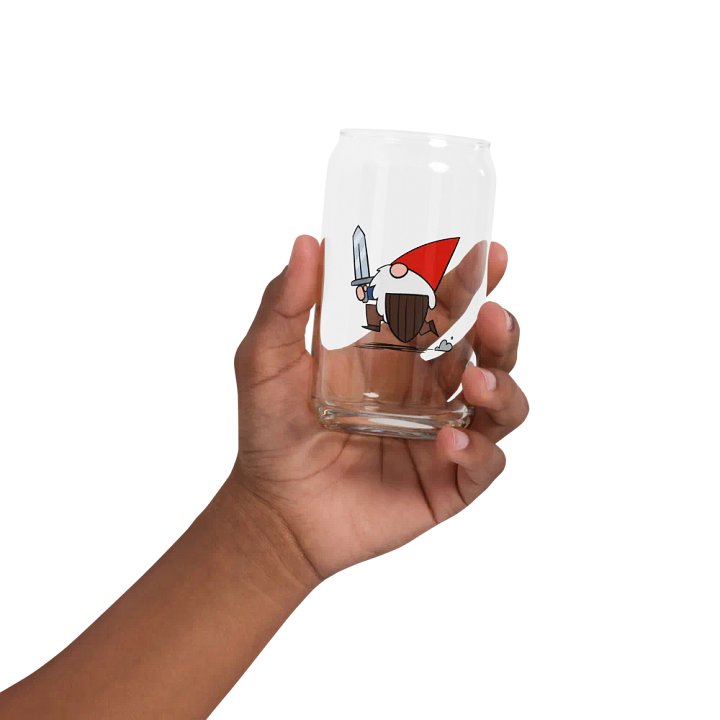 Kardos, pajzsos manó mintás szívószálas üvegpohár product image (2)