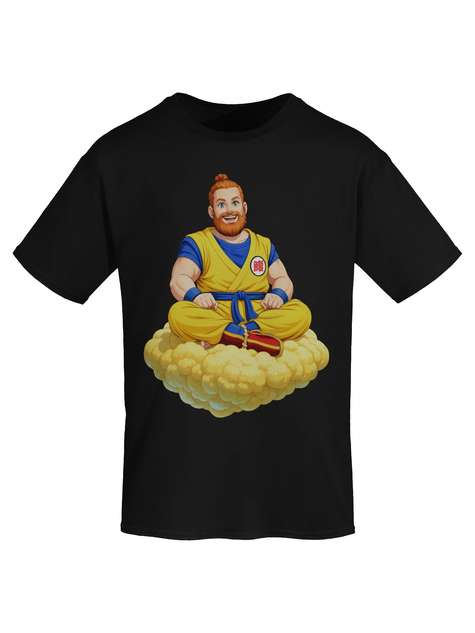 Anime Cloud Warrior Shirt – Playful Puffer Anime-Inspired T-Shirt product image (3)